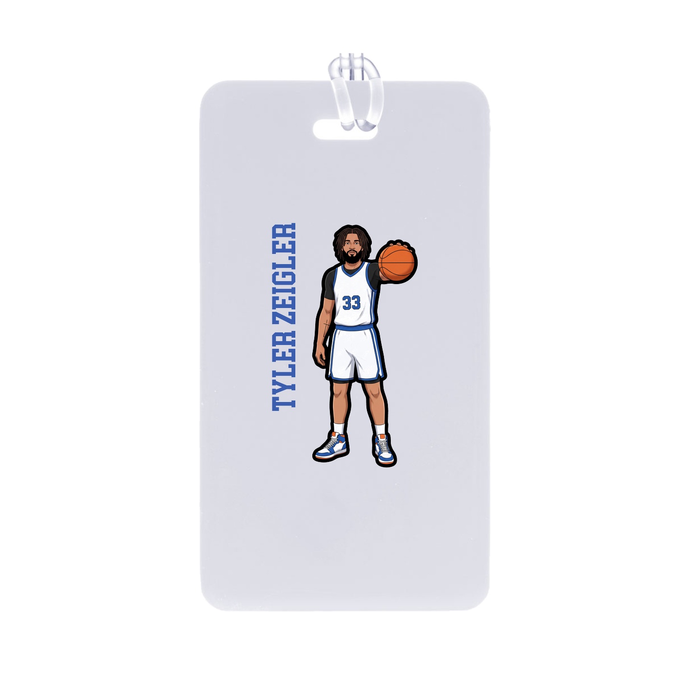 Bag Tag — Name Vertical in Classic