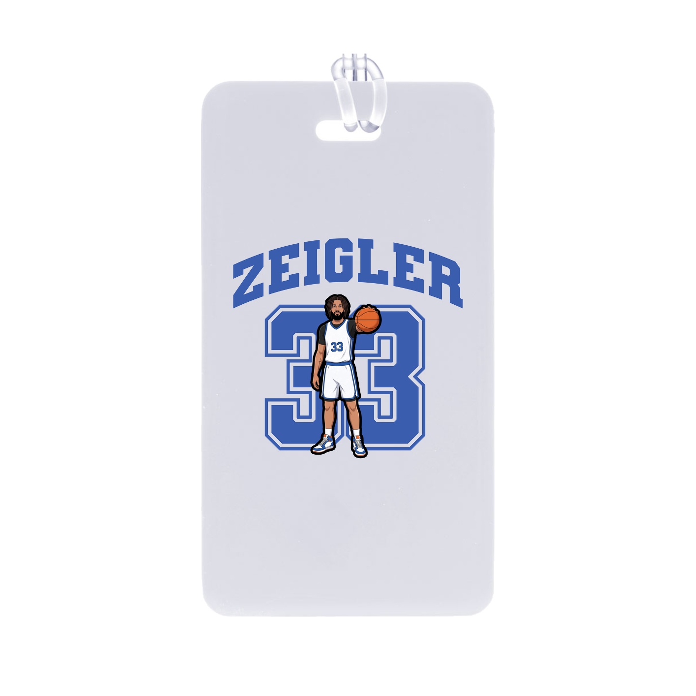 Bag Tag — Number in Classic