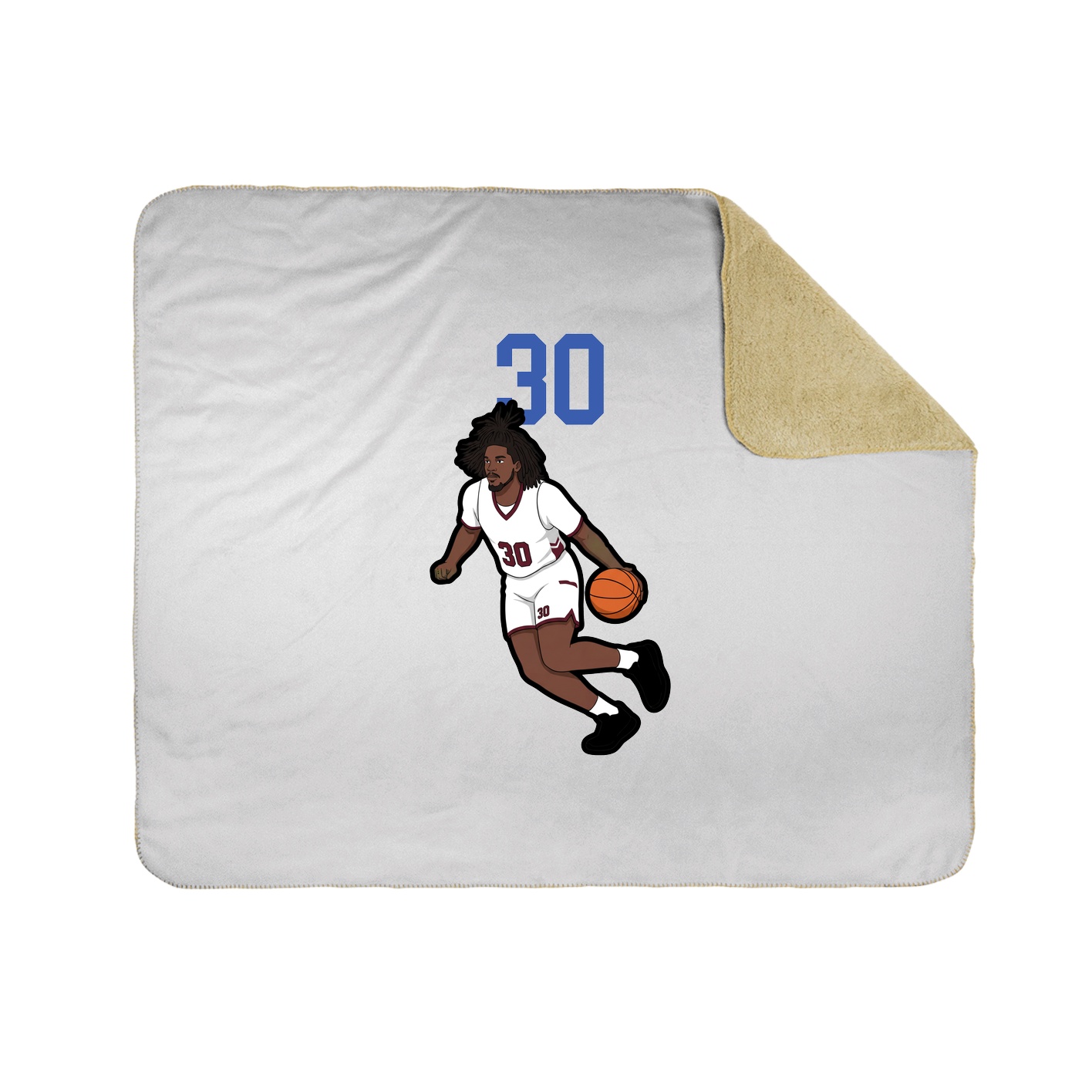 50x60 Sherpa Lined Throw Blanket