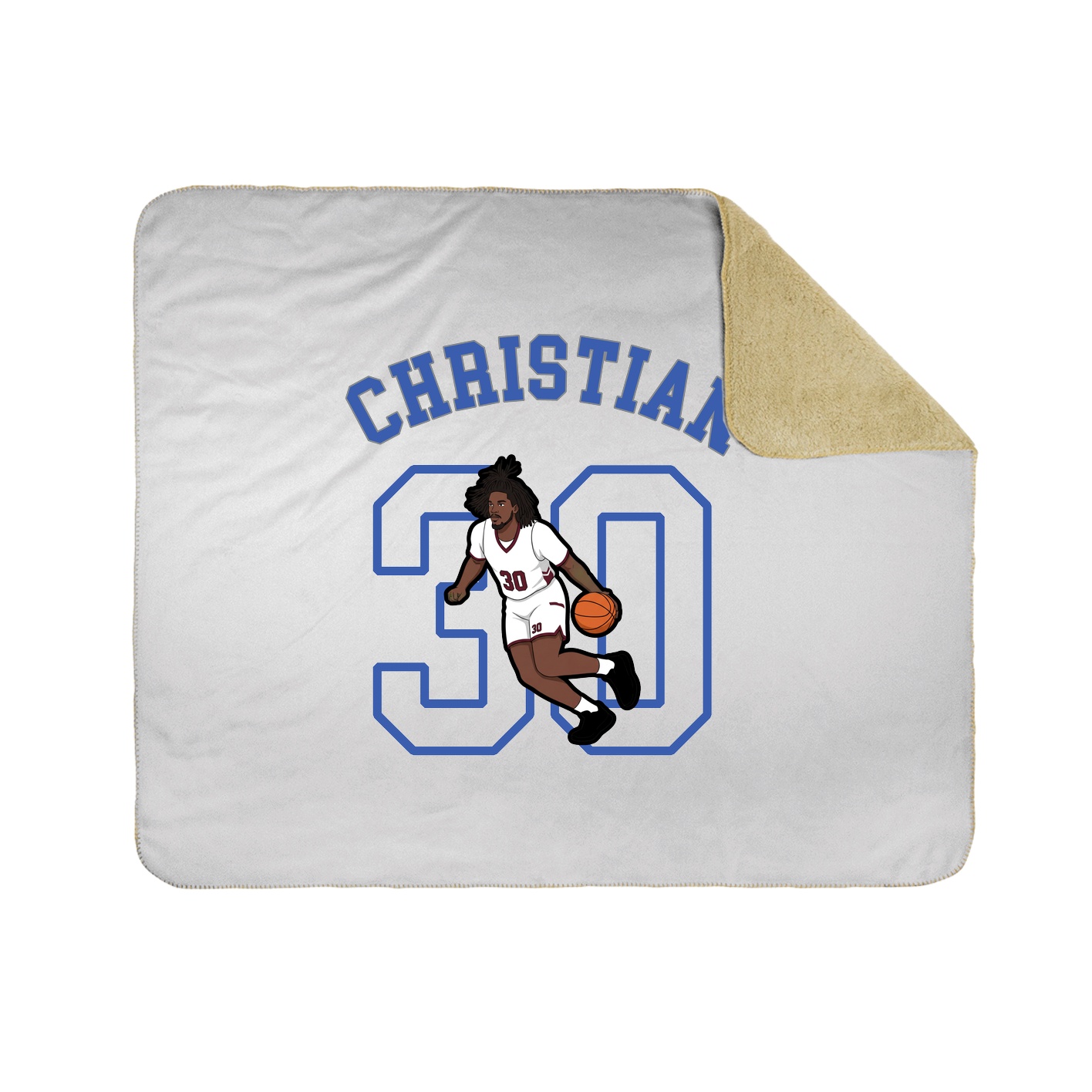 50x60 Sherpa Lined Throw Blanket