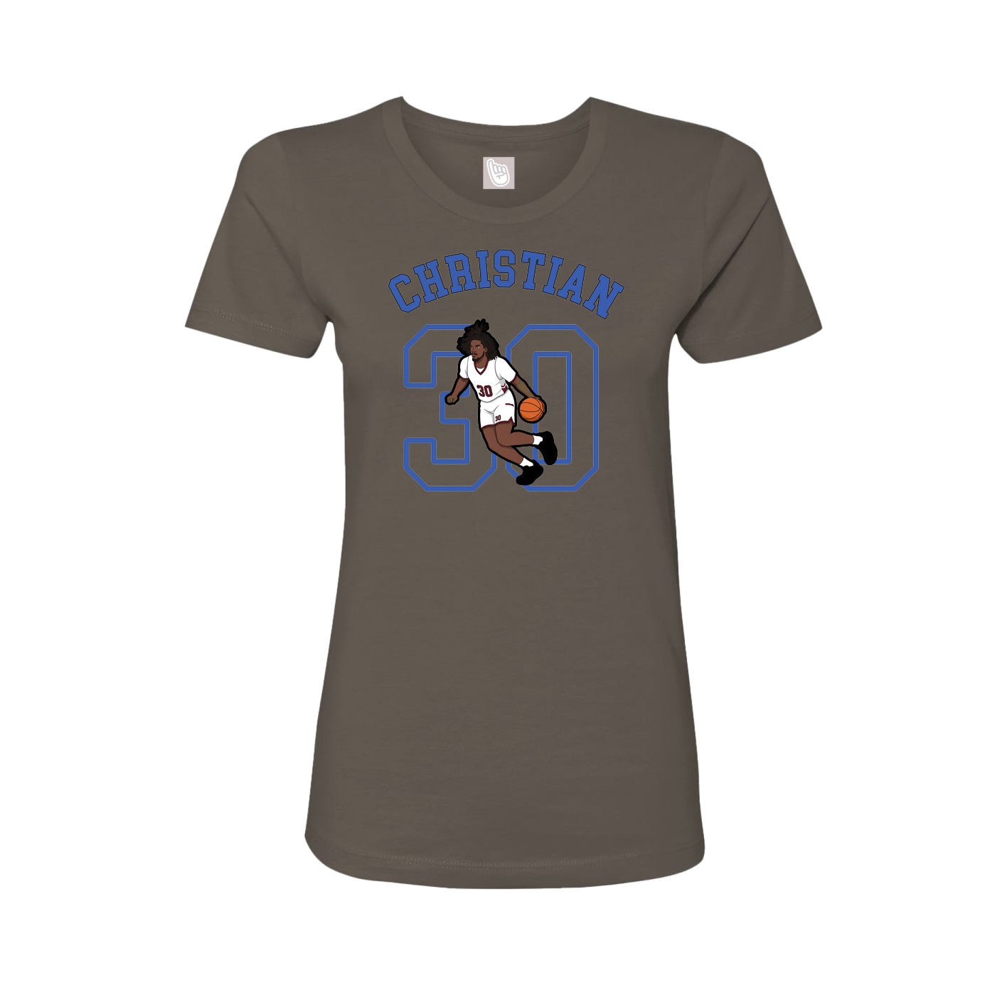 Fitted Women's Tee — Shirsey Arch in Grey
