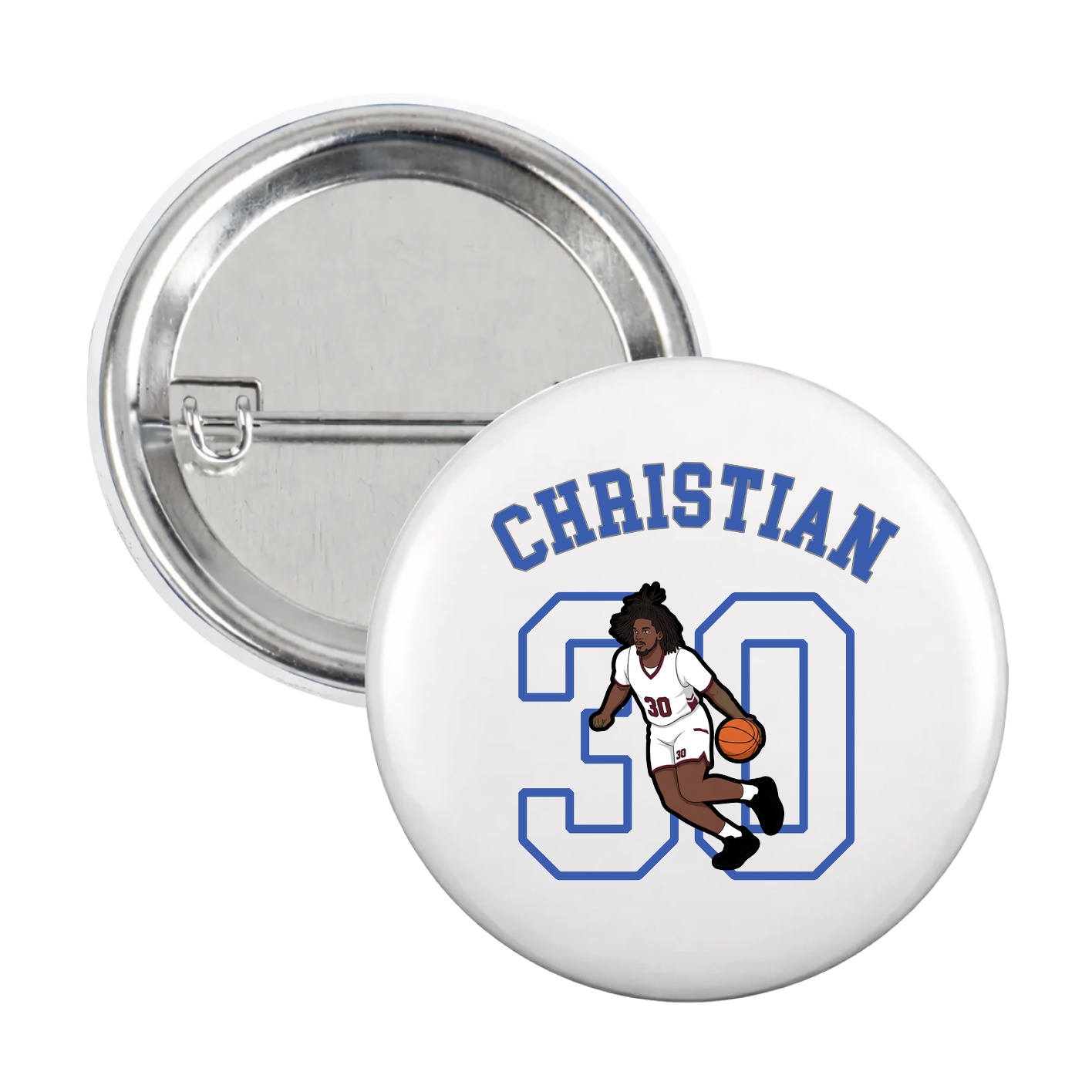 Game Day Button — Shirsey Arch in White