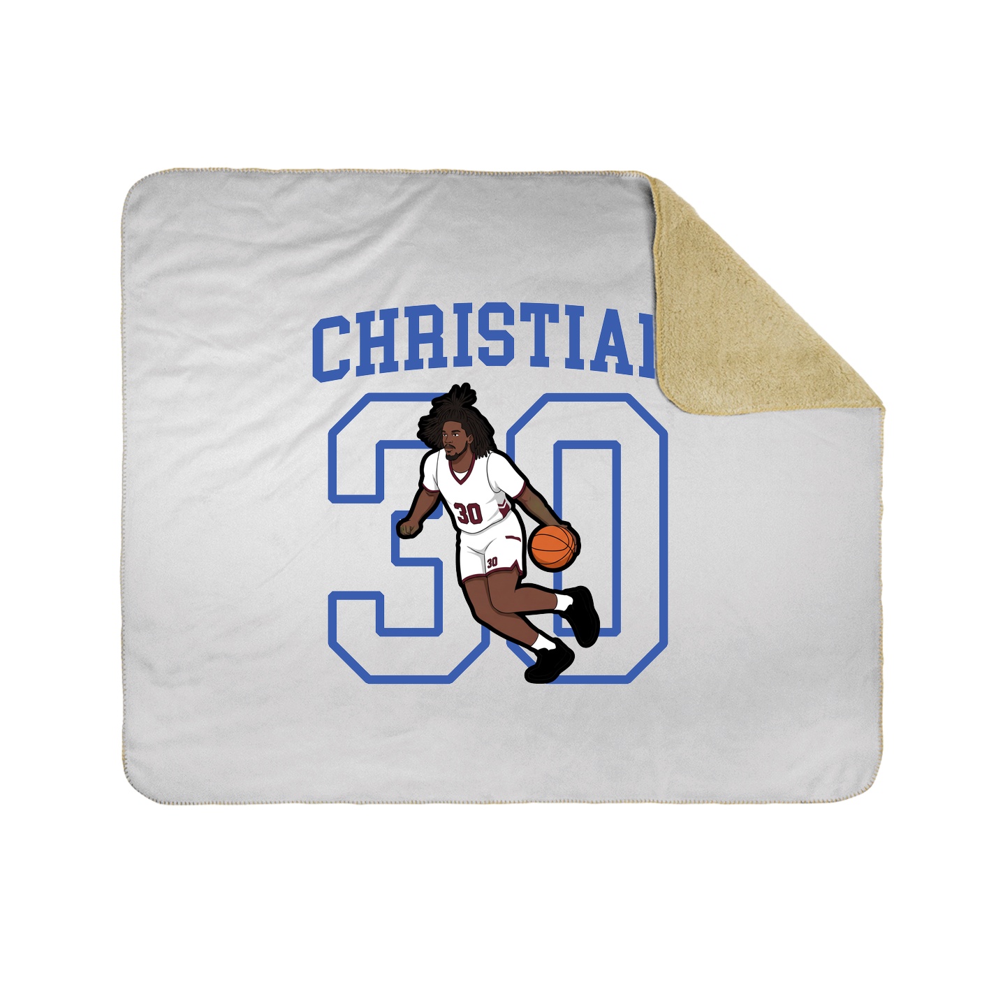 50x60 Sherpa Lined Throw Blanket