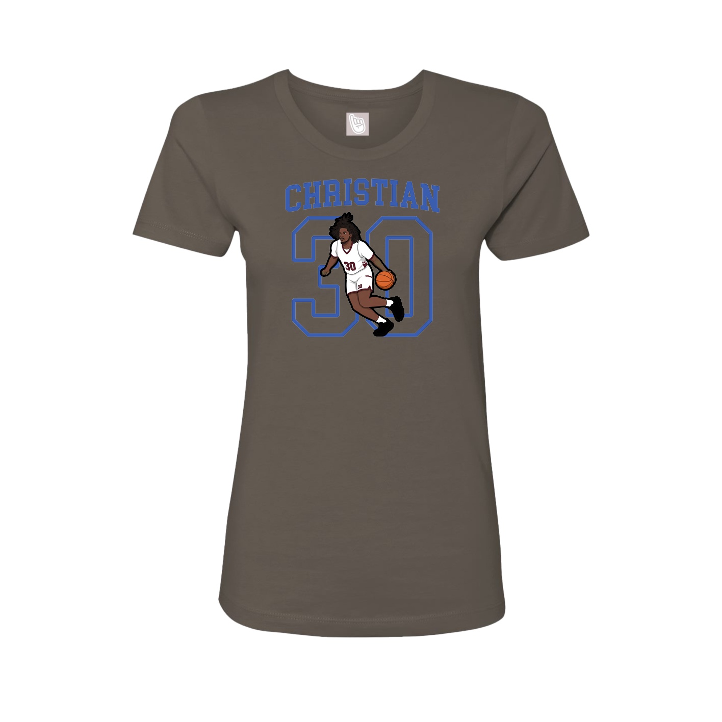 Fitted Women's Tee — Shirsey in Grey