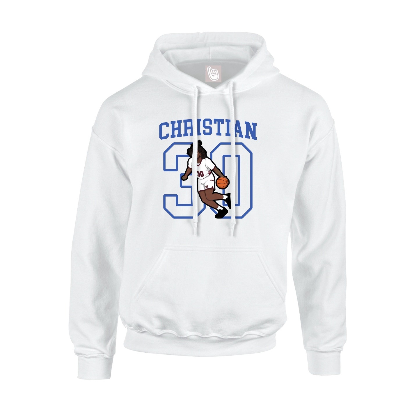 Hoodie — Shirsey in White