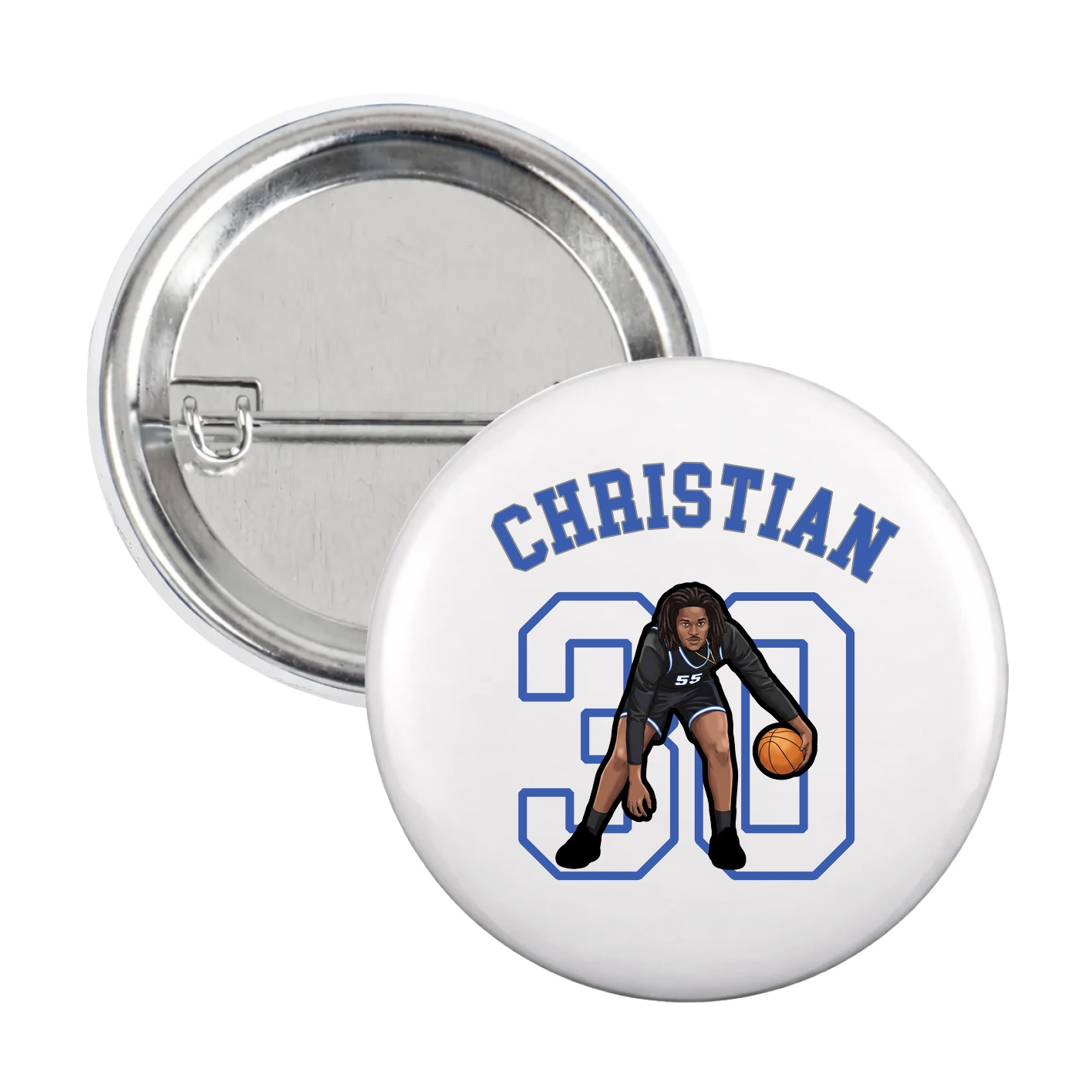 Game Day Button — Shirsey Arch in White