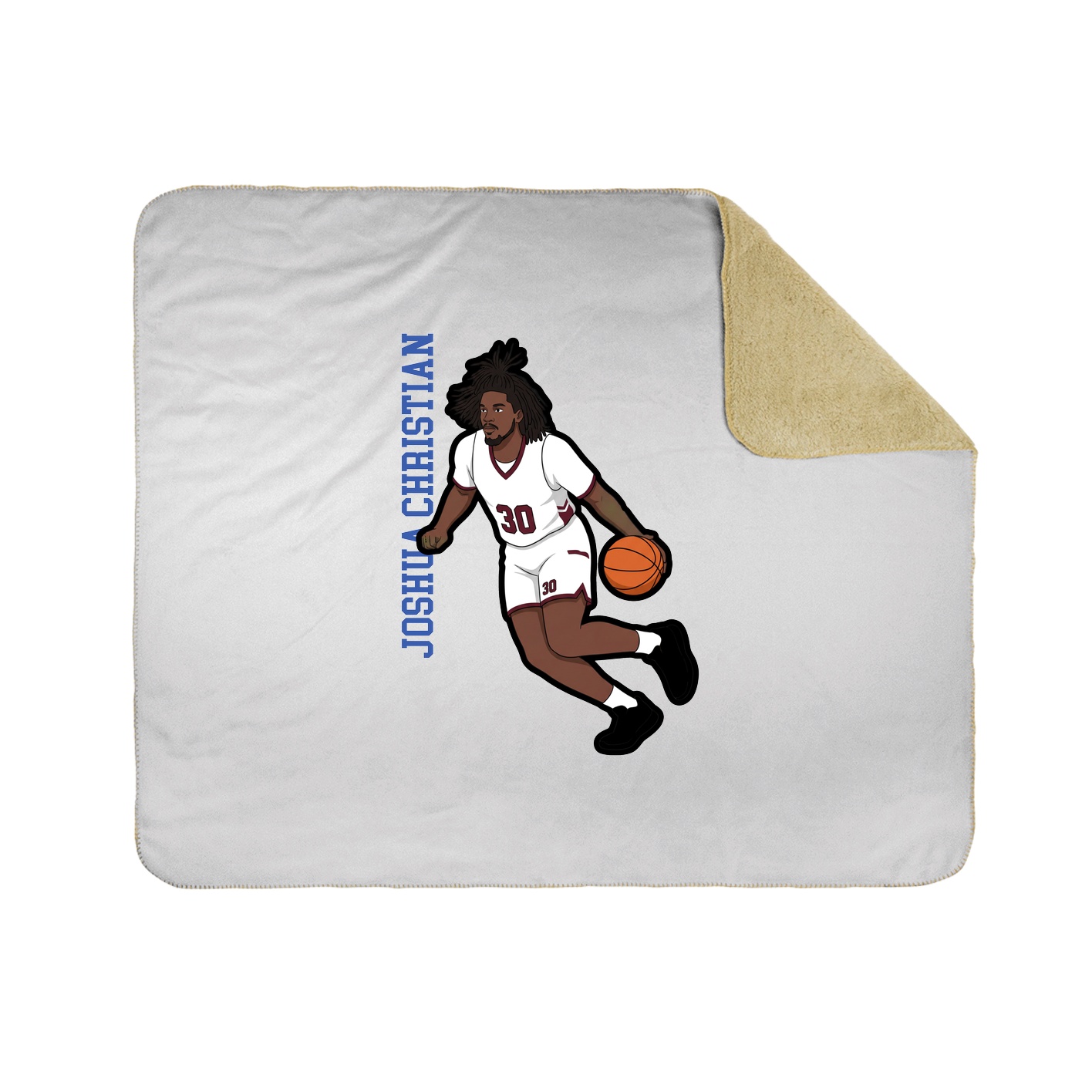 50x60 Sherpa Lined Throw Blanket