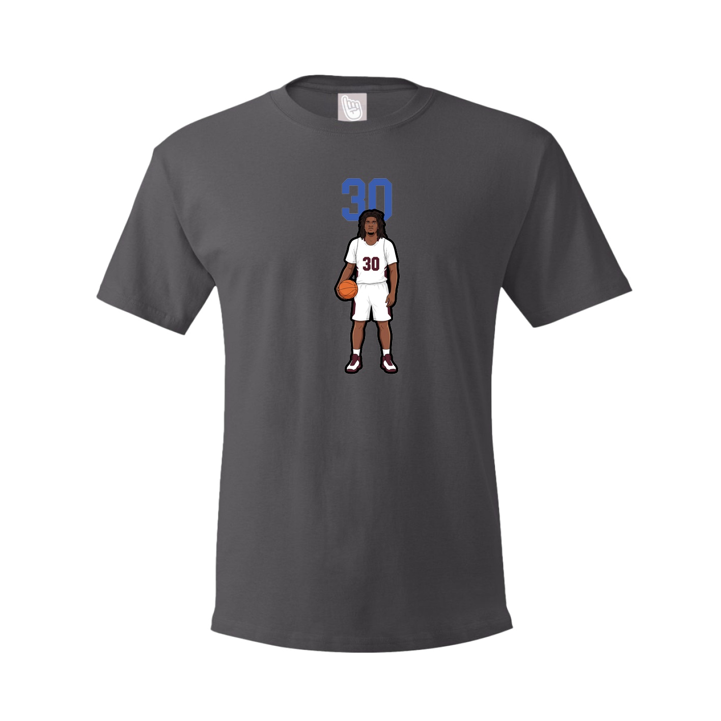 Tee — Number Top in Grey