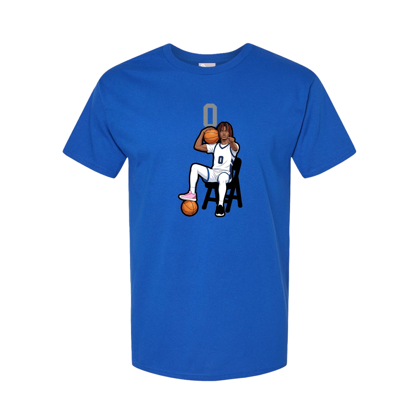Tee — Number Top in Royal