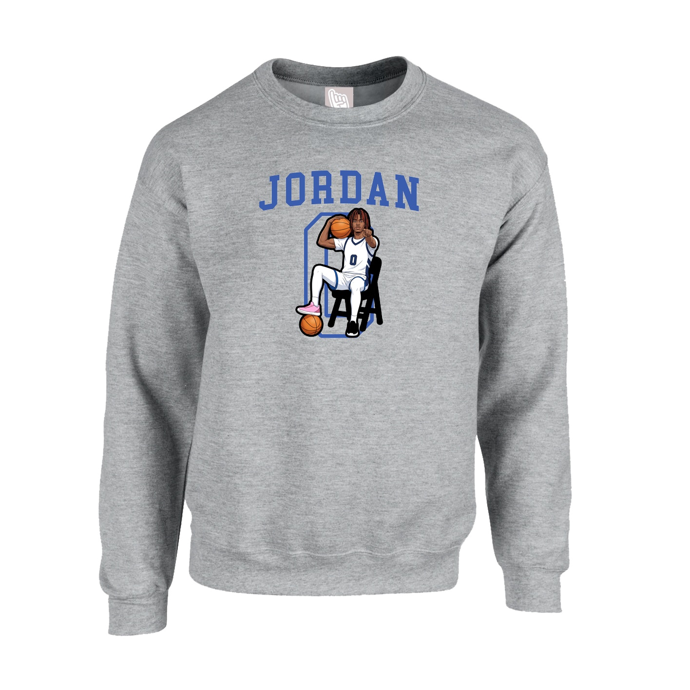 Fleece Crew — Shirsey in Grey