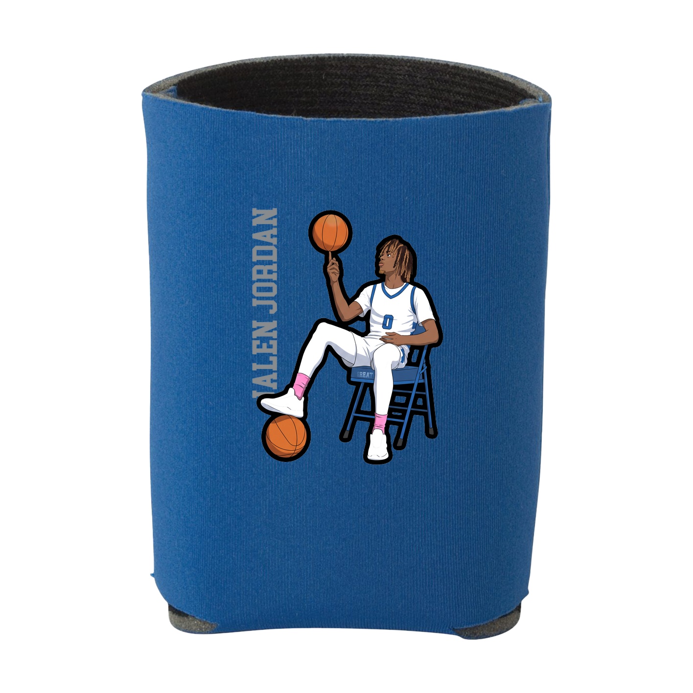 Can Holder — Name Vertical in Royal