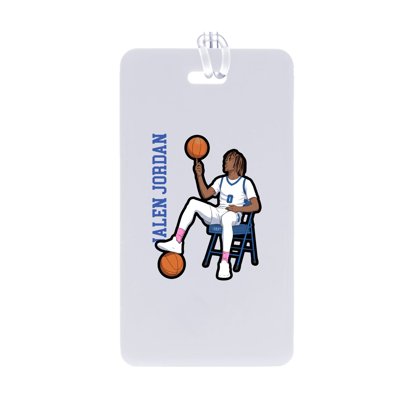 Bag Tag — Name Vertical in Classic