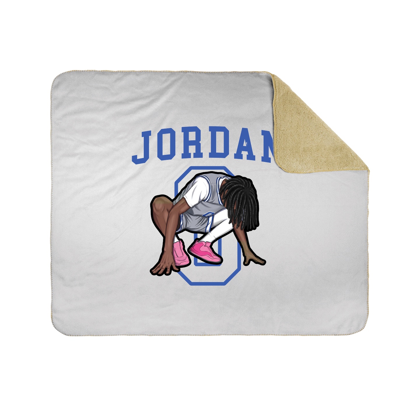 50x60 Sherpa Lined Throw Blanket
