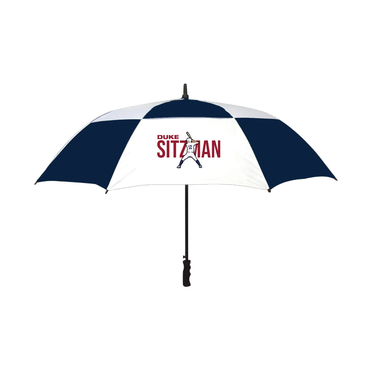 Golf Umbrella — Player Name in Navy