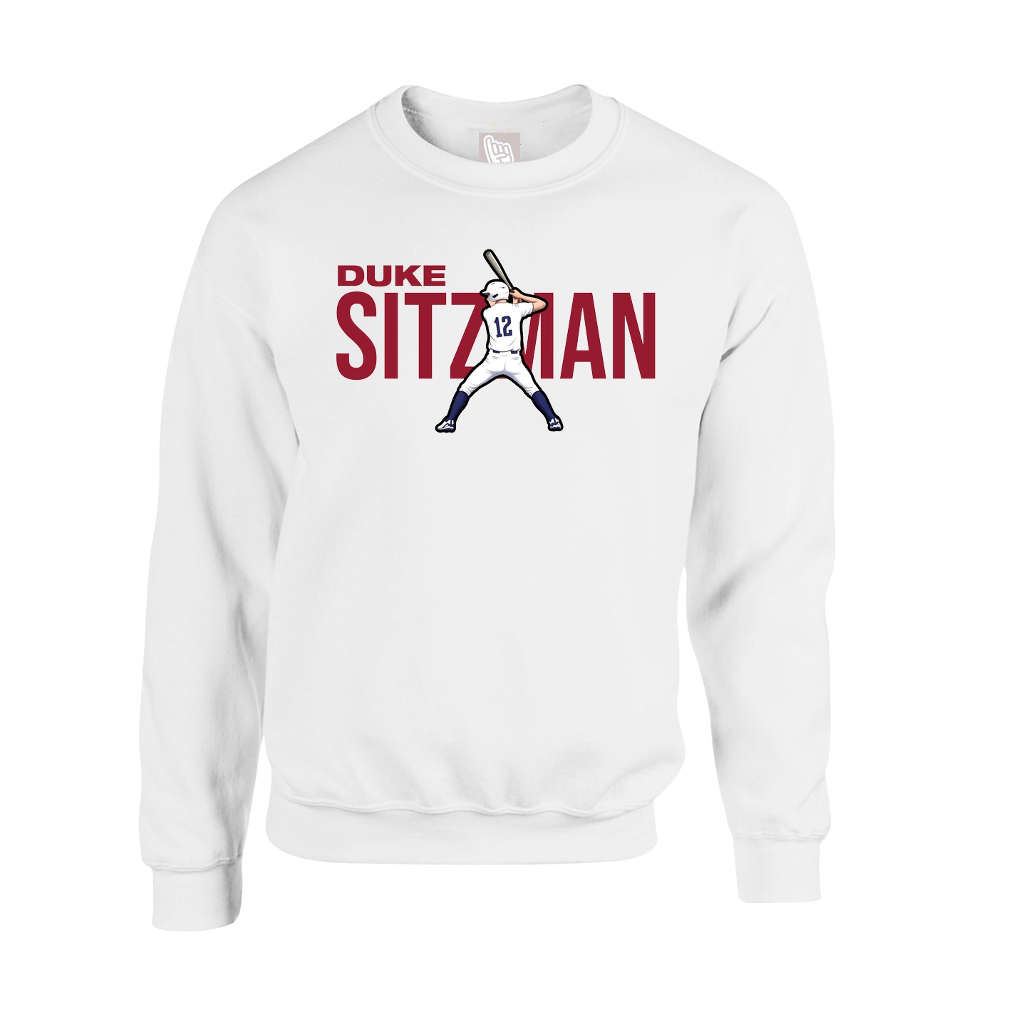 Fleece Crew — Player Name in White
