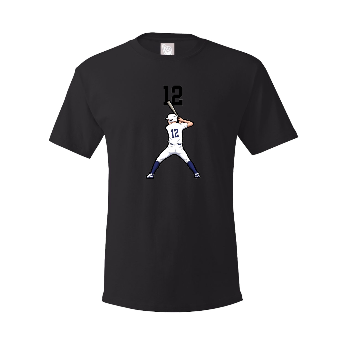 Tee — Number Top in Black