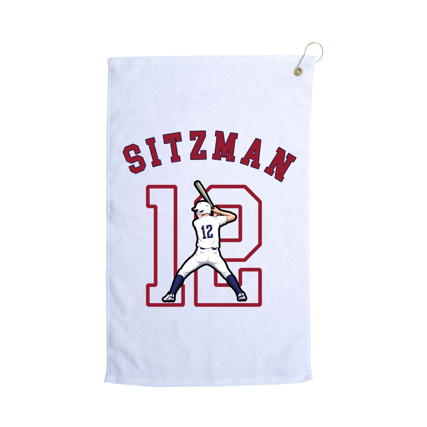 Golf Towel — Shirsey Arch in White