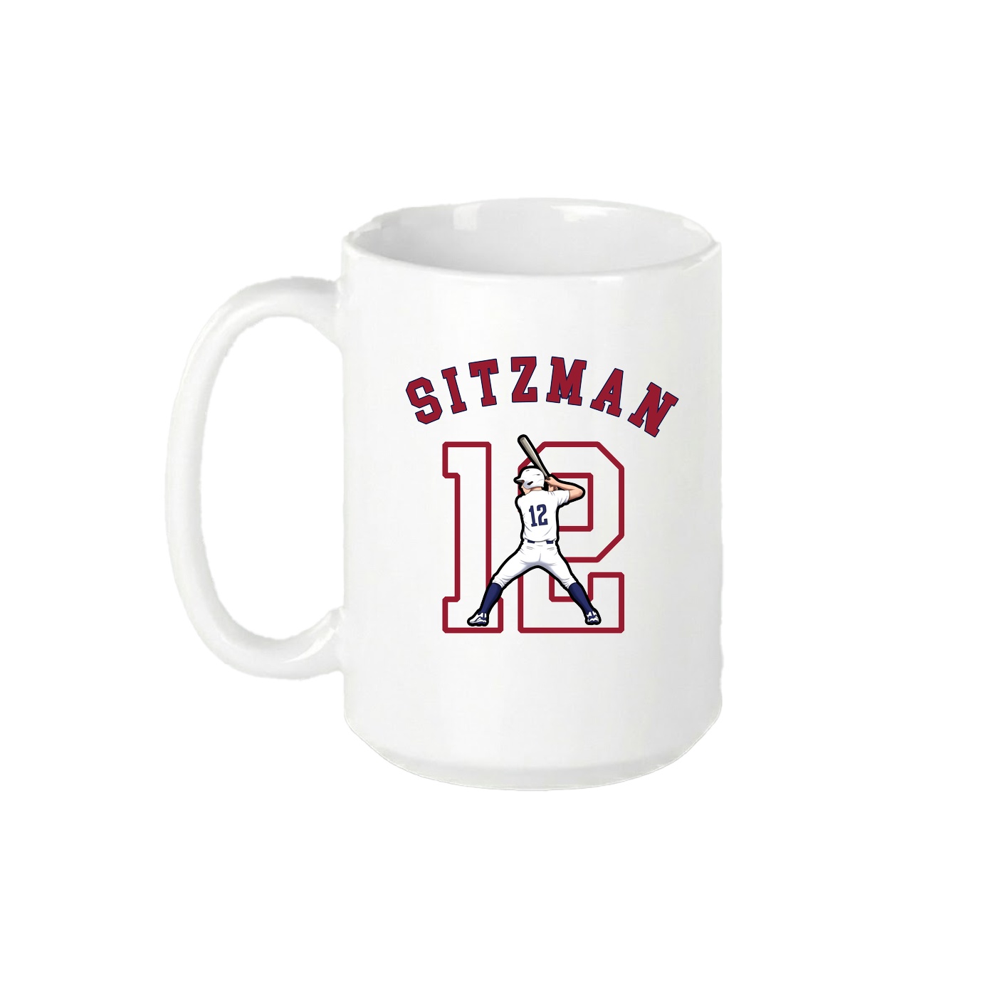 15oz Coffee Mug — Shirsey Arch in White