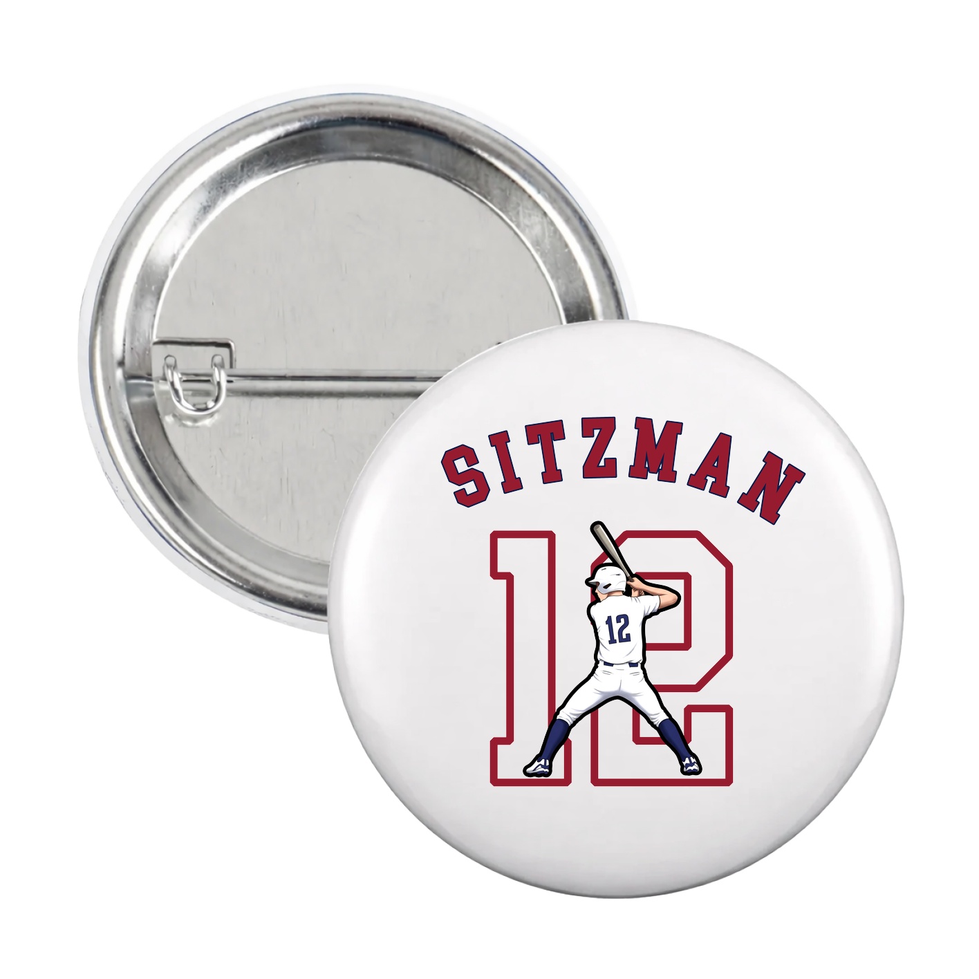 Game Day Button — Shirsey Arch in White