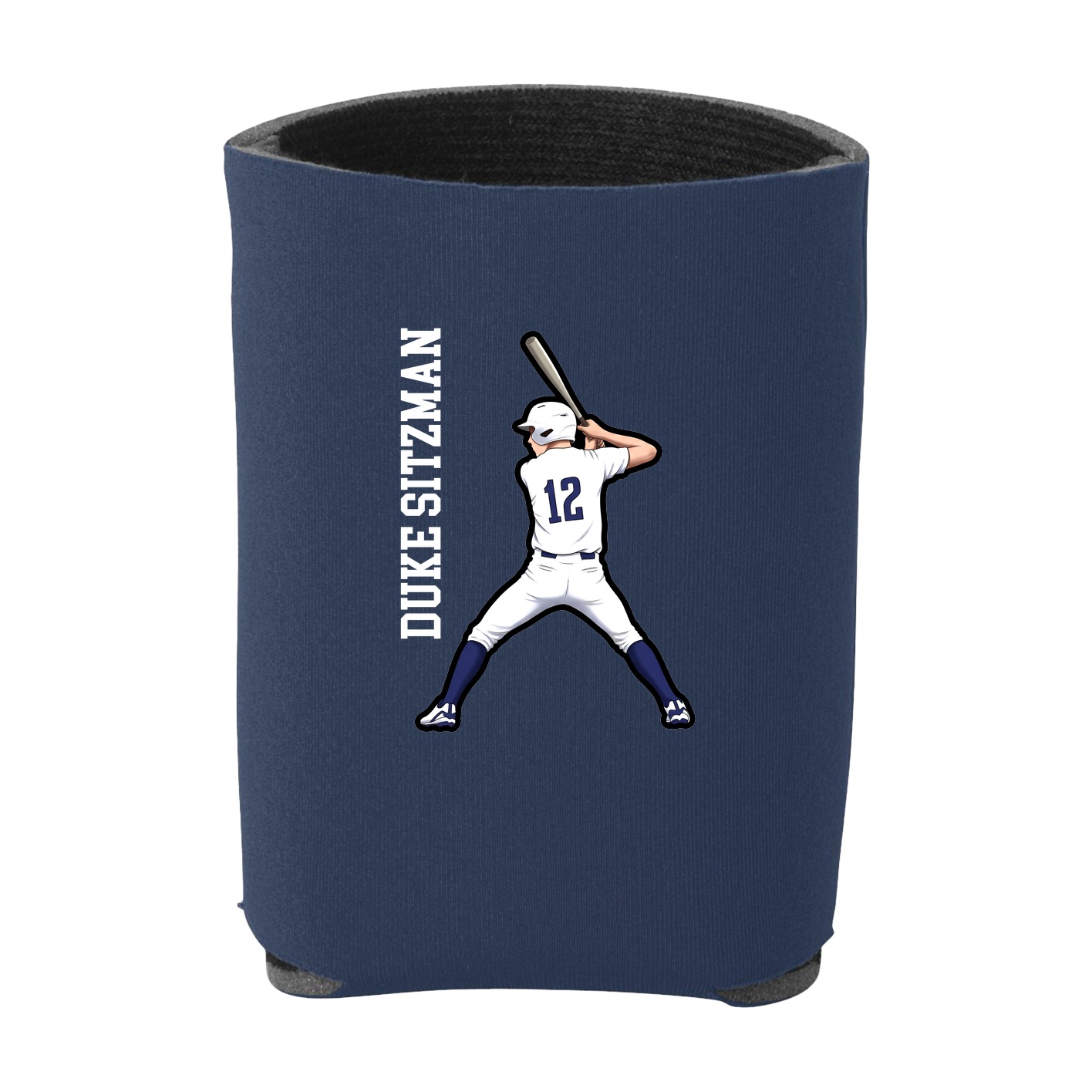 Can Holder — Name Vertical in Navy