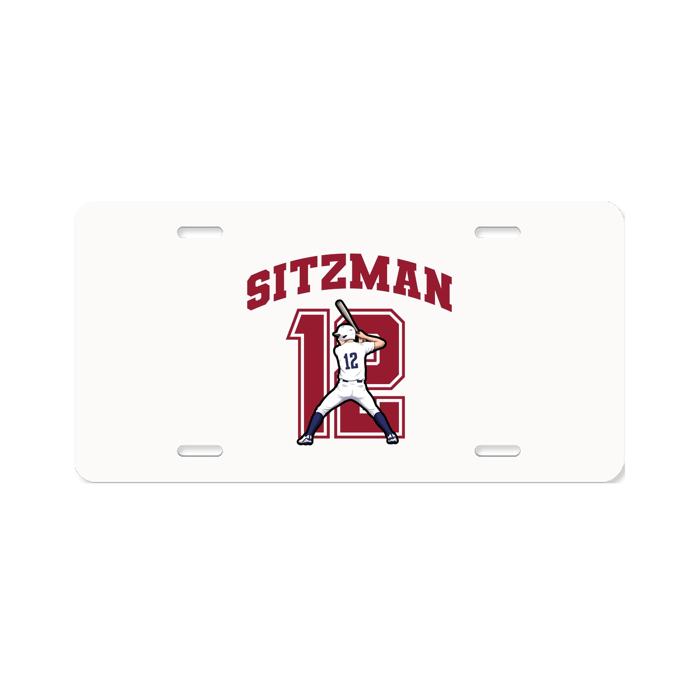 License Plate — Number in Classic