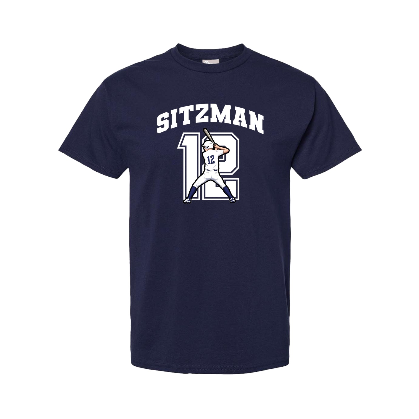 Tee — Number in Navy