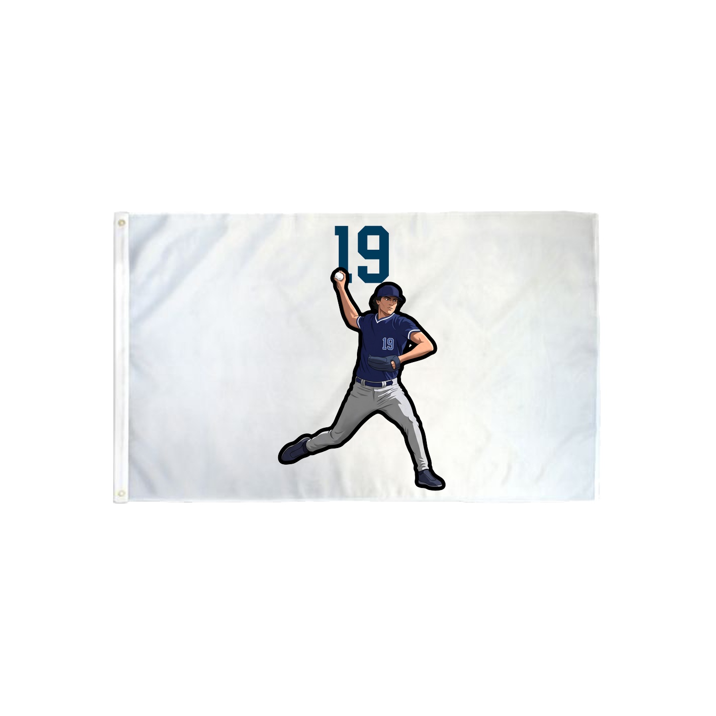 3x5 Flag — Number Top in Classic