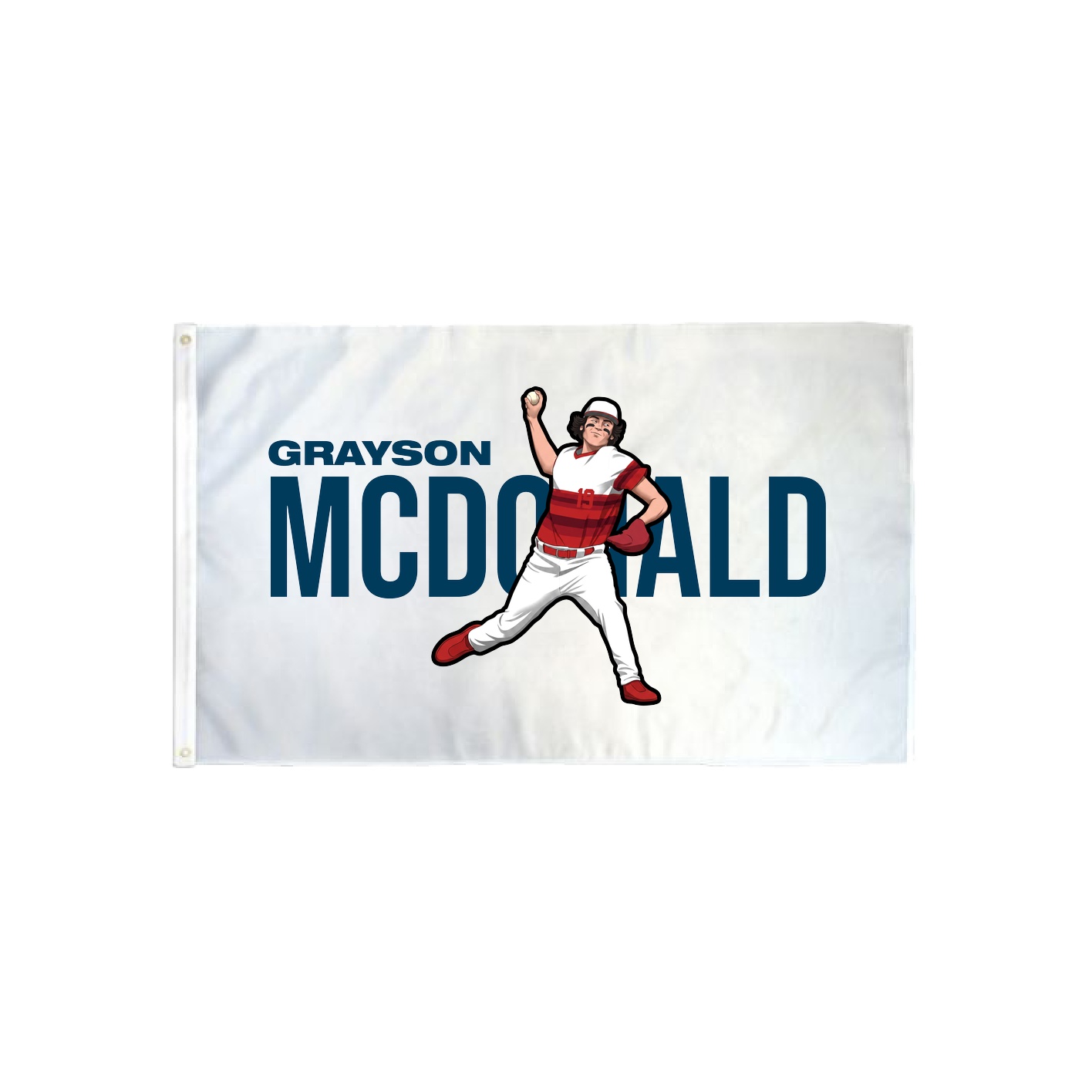 3x5 Flag — Player Name in Classic