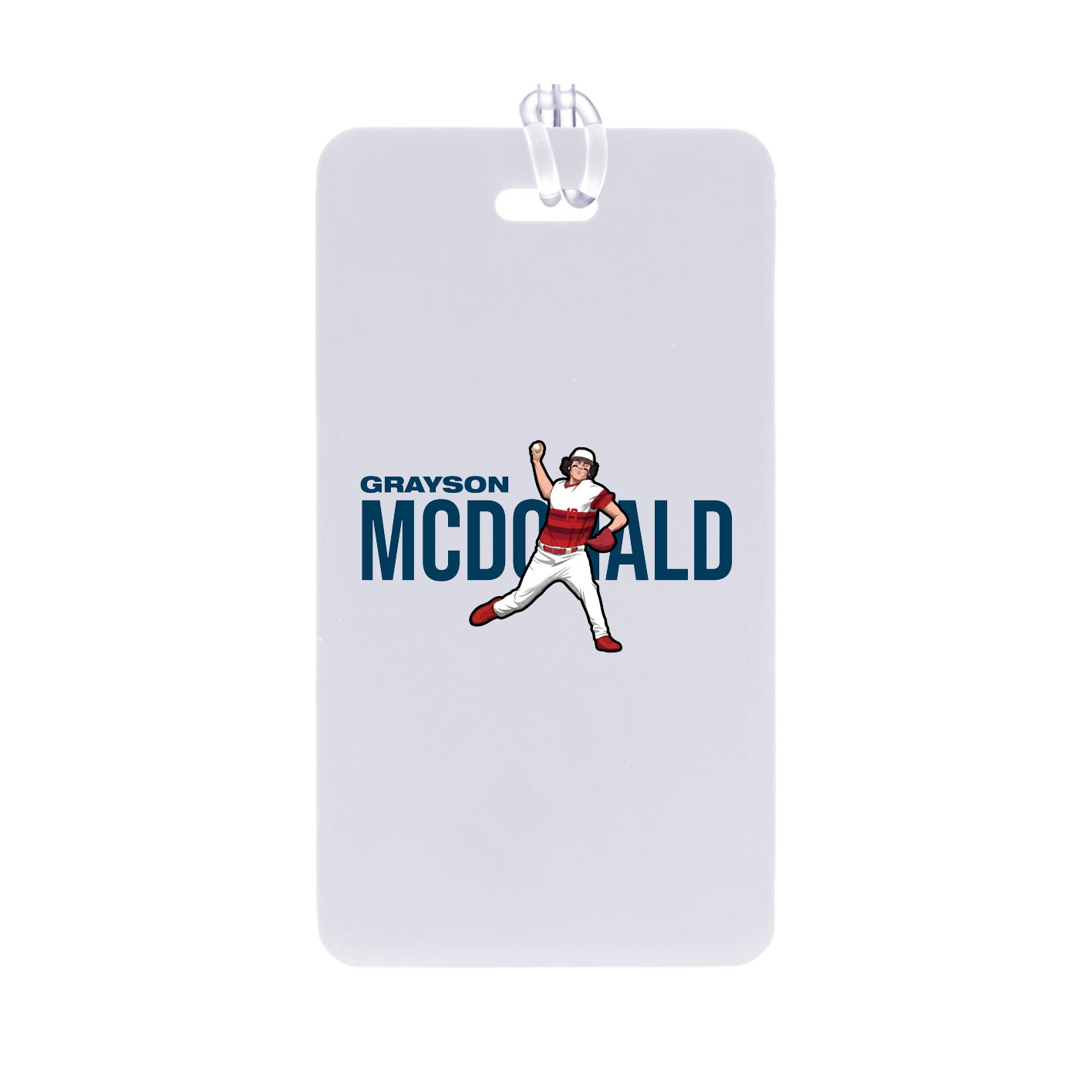 Bag Tag — Player Name in Classic