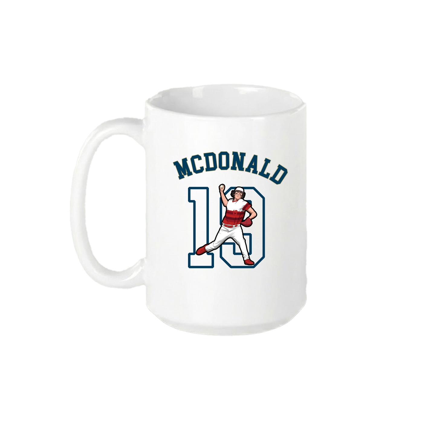 15oz Coffee Mug — Shirsey Arch in White