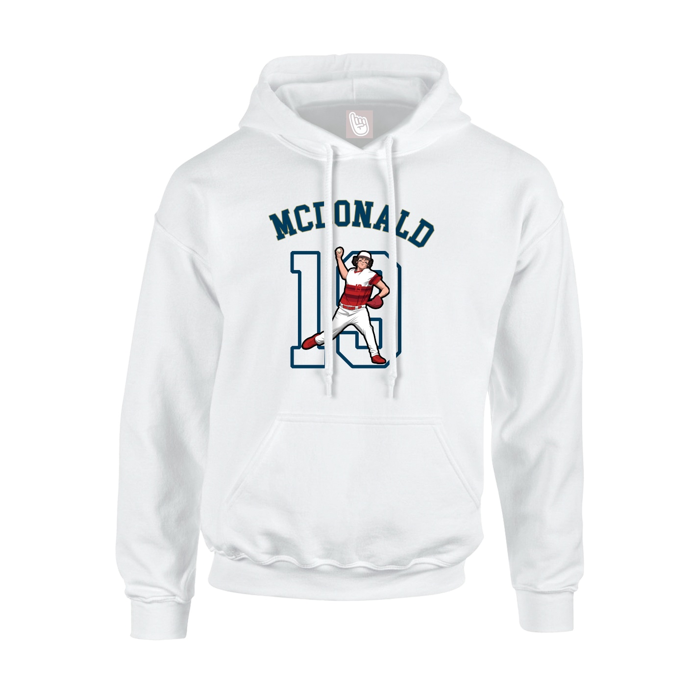 Hoodie — Shirsey Arch in White