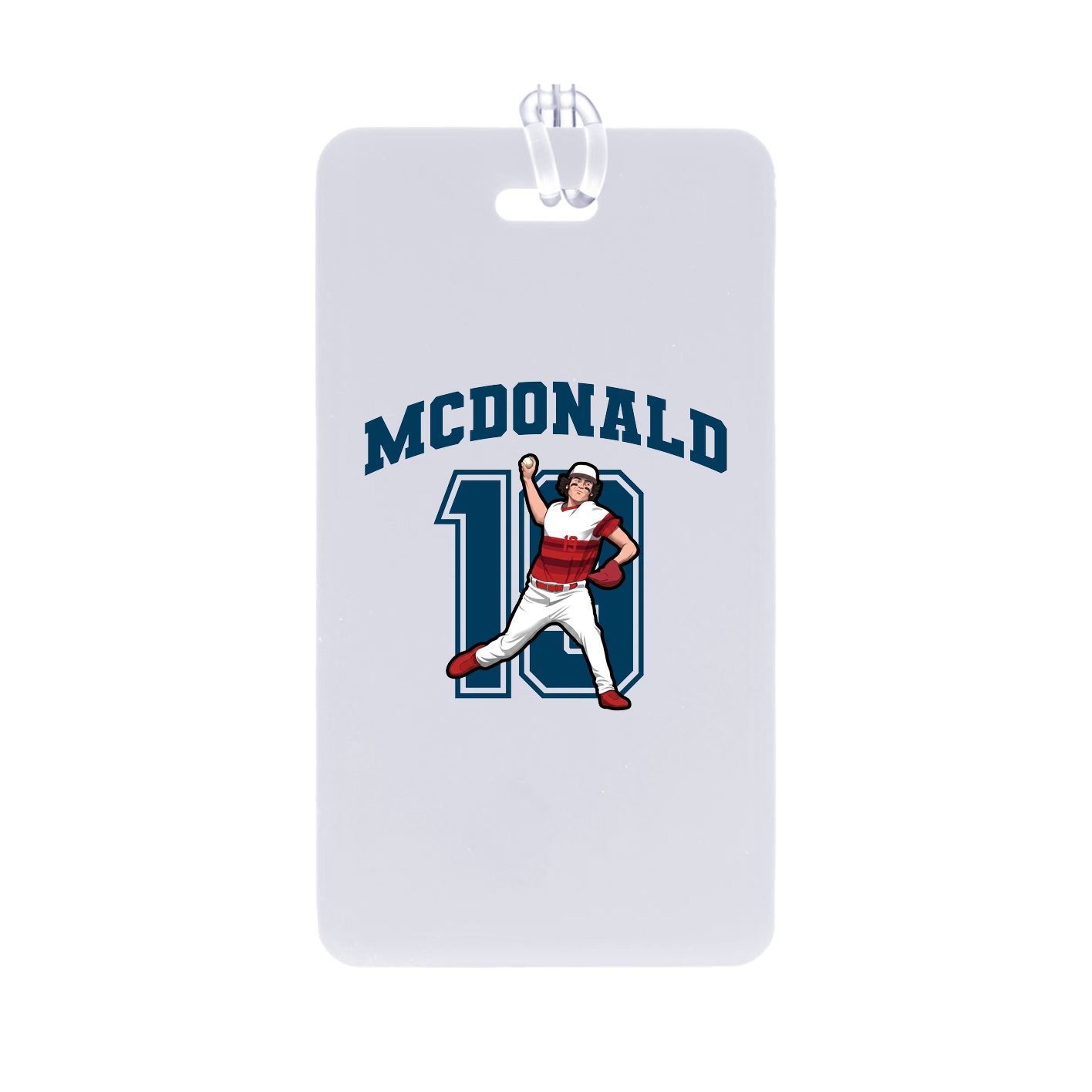 Bag Tag — Number in Classic