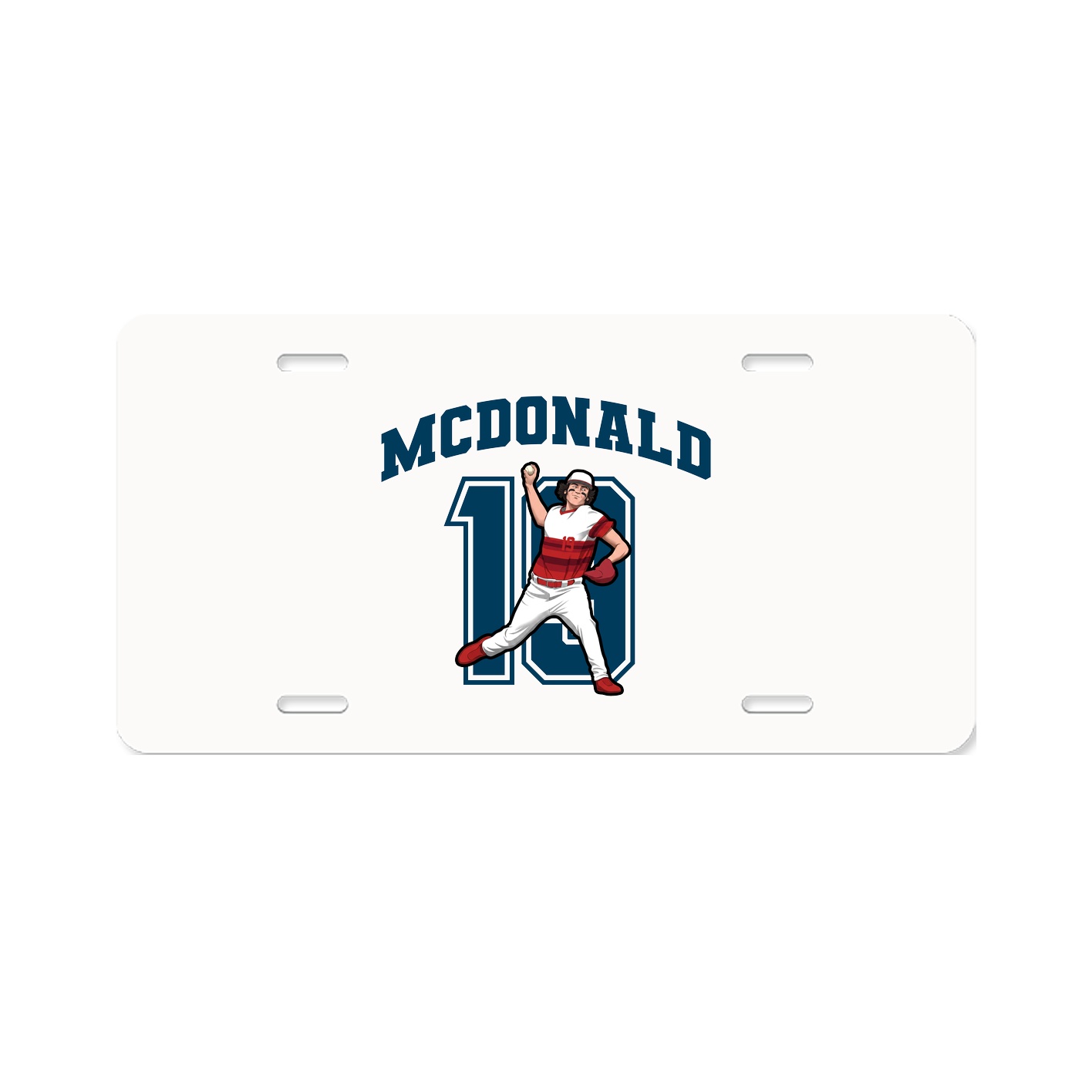 License Plate — Number in Classic