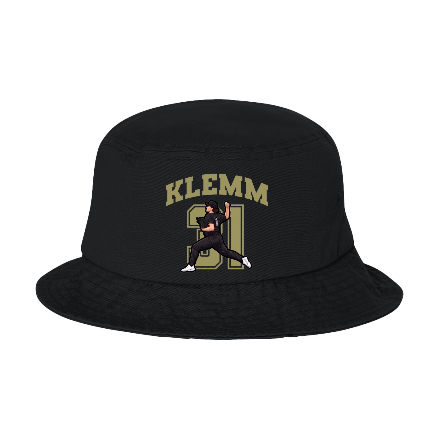 Bucket Cap — Number in Black