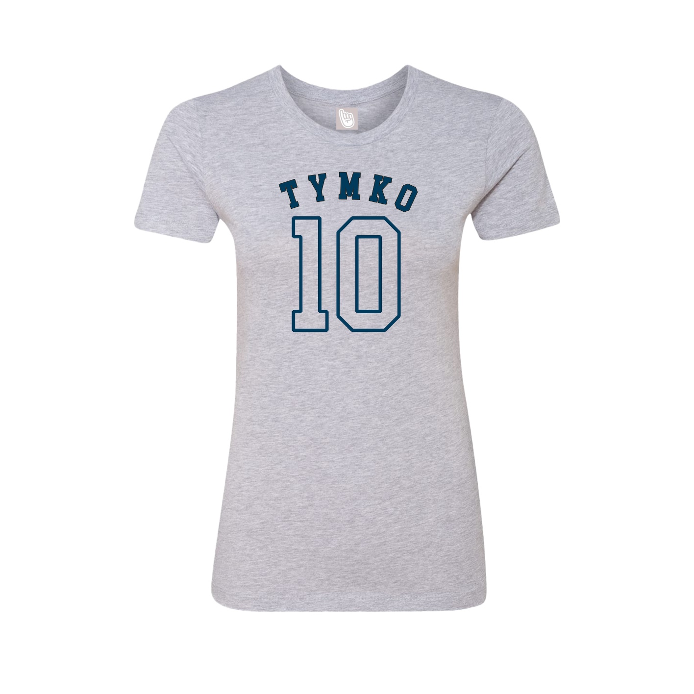 Fitted Women's Tee — Shirsey Arch in Grey