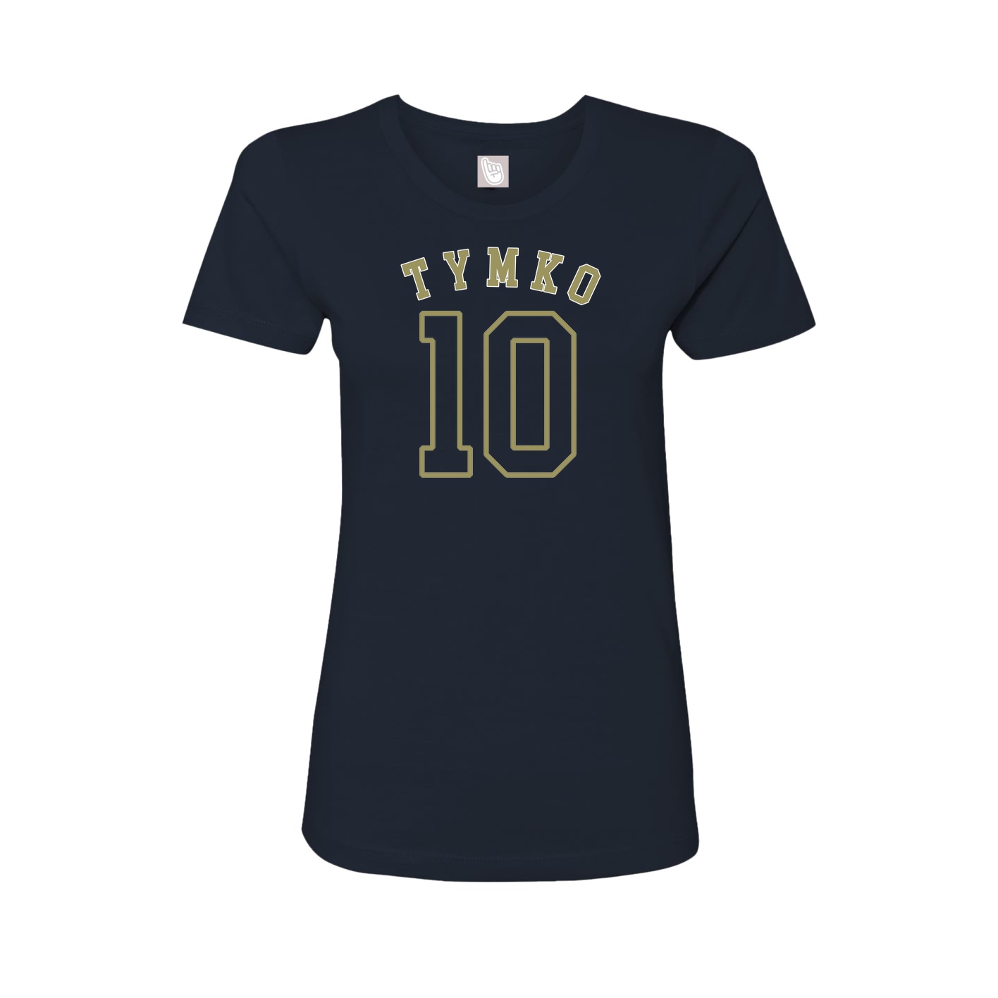 Fitted Women's Tee — Shirsey Arch in Navy