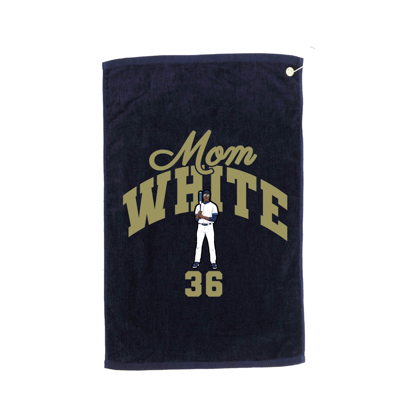 Golf Towel — Mothers Day Arch in Navy
