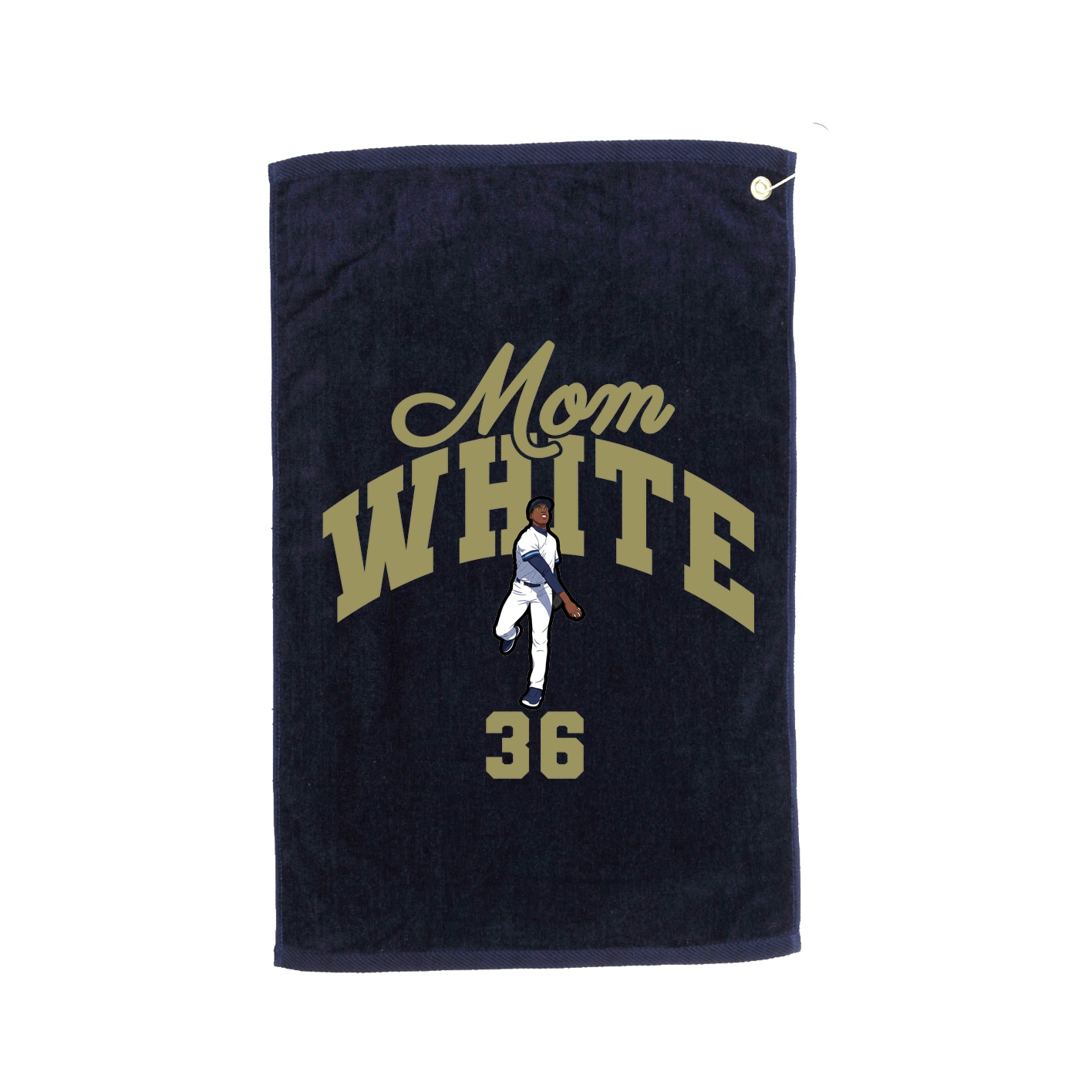 Golf Towel — Mothers Day Arch in Navy