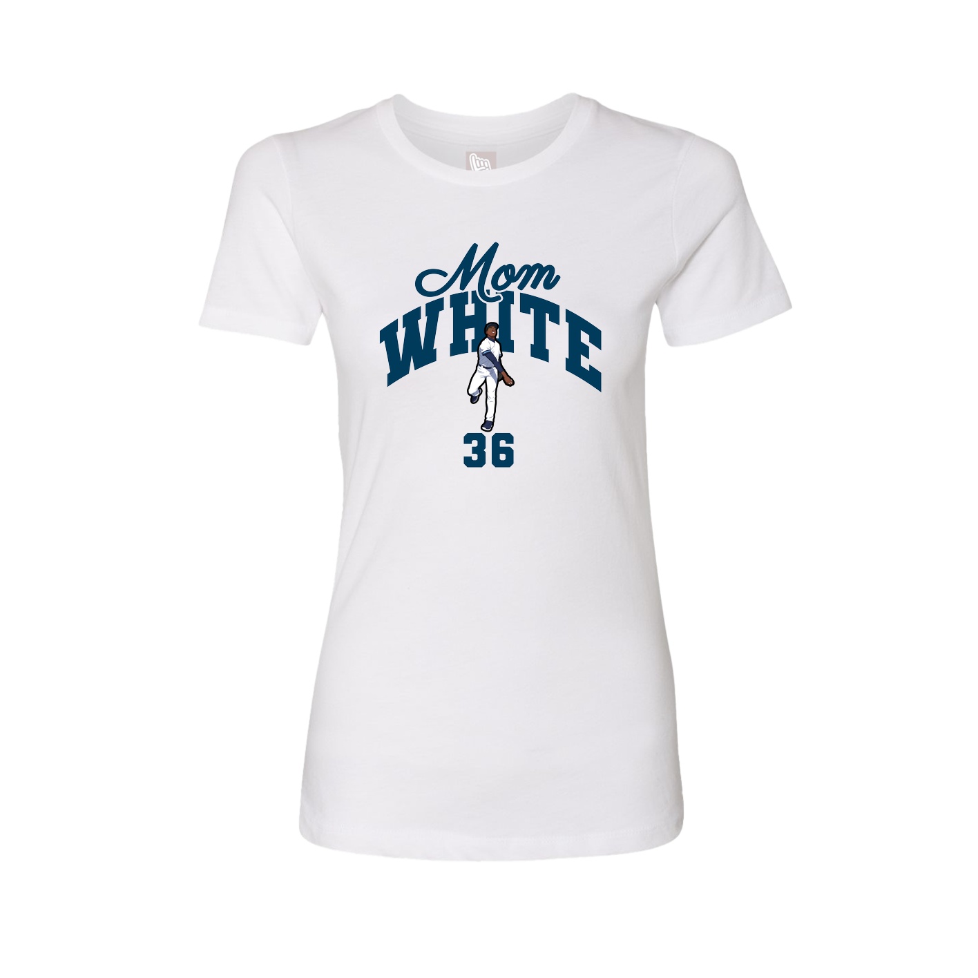 Womens Tee — Mothers Day Arch in White