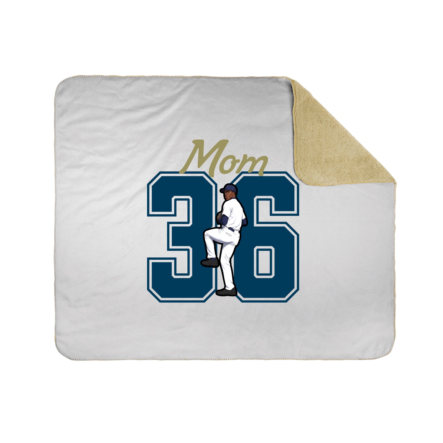 Throw Blanket — Mothers Day Shirsey in White