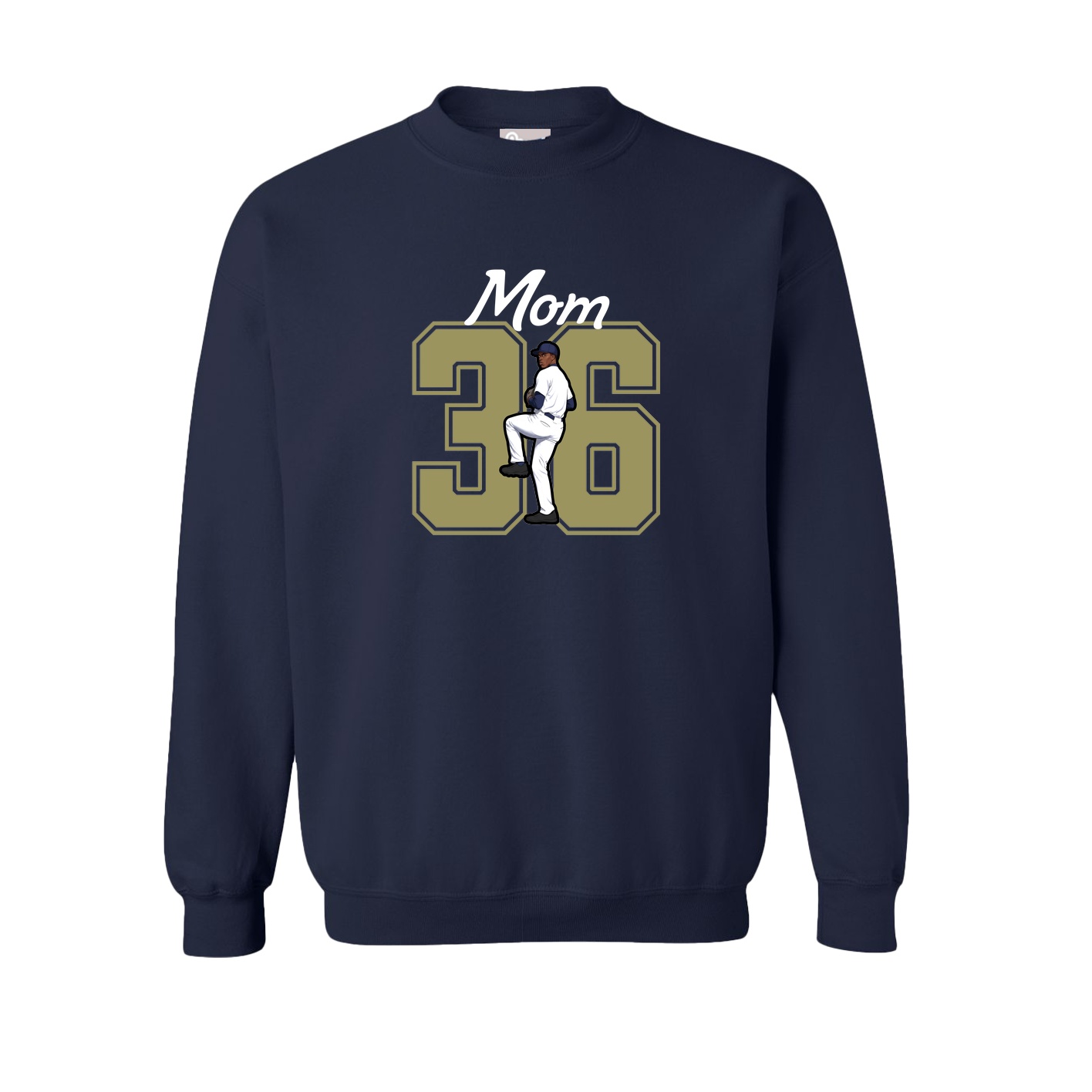 Fleece Crew — Mothers Day Shirsey in Navy