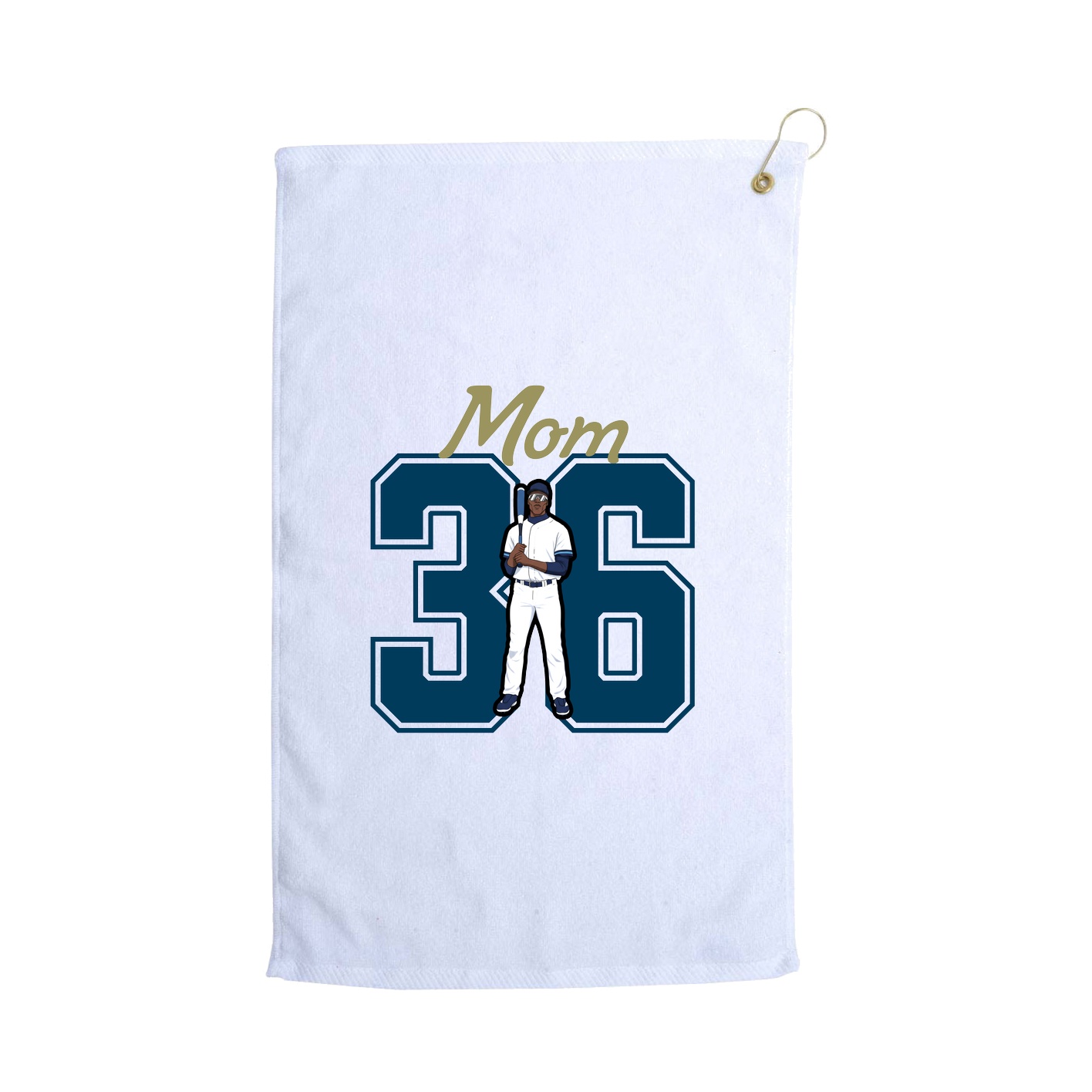 Golf Towel — Mothers Day Shirsey in White