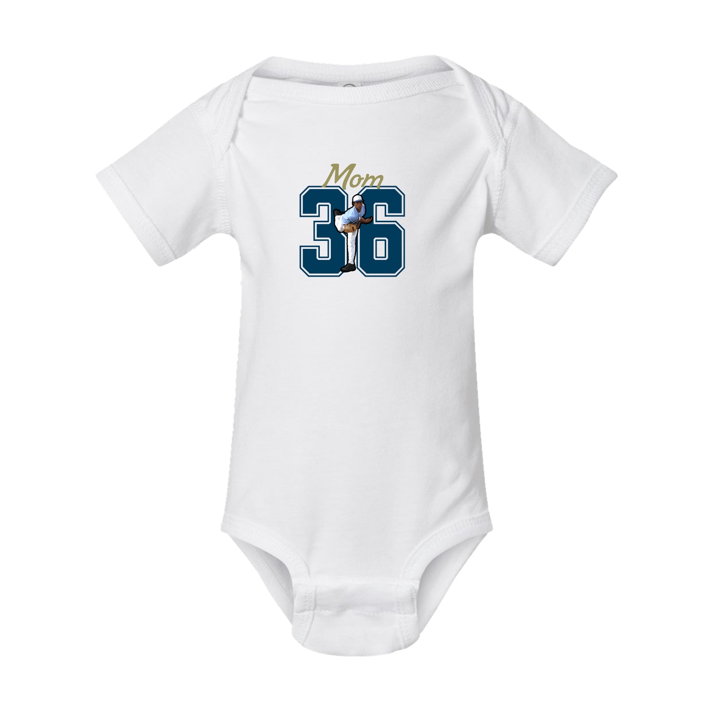 Baby Onesie — Mothers Day Shirsey in White