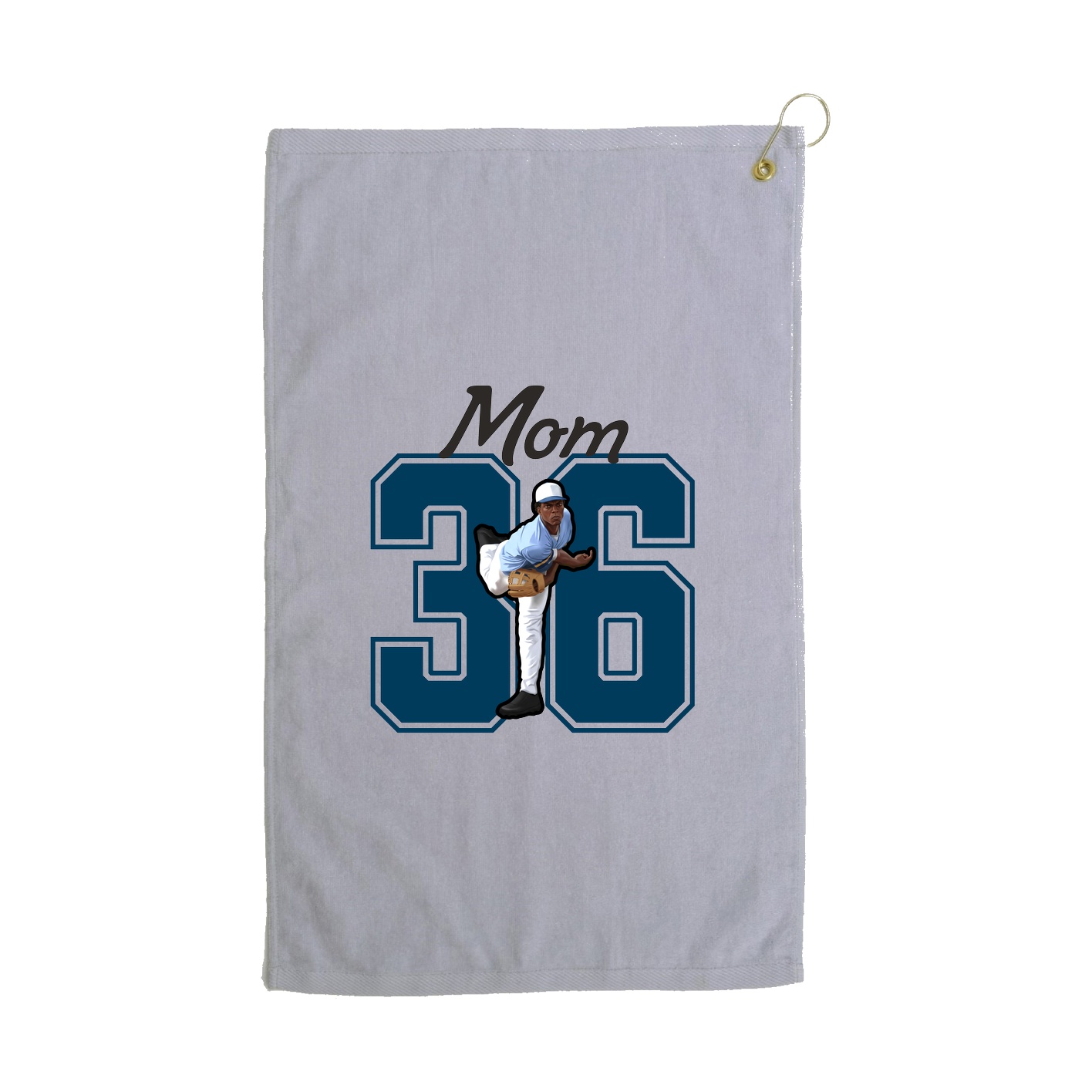 Golf Towel — Mothers Day Shirsey in Grey