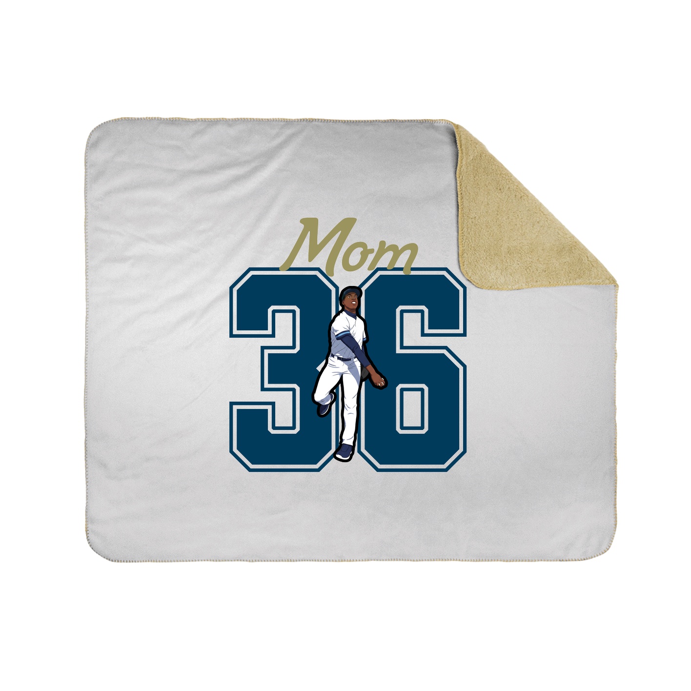 Throw Blanket — Mothers Day Shirsey in White