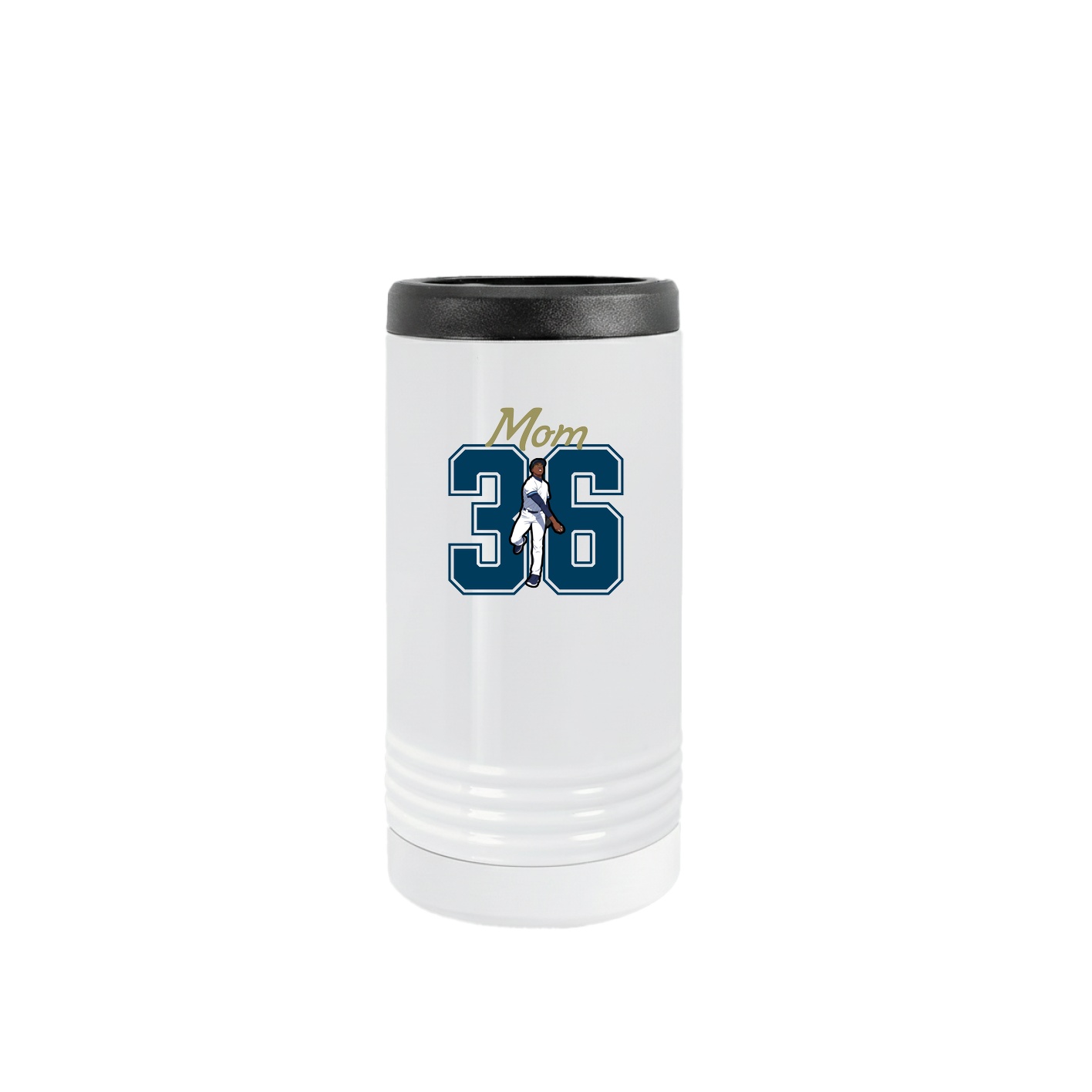 Slim Beverage Holder — Mothers Day Shirsey in White