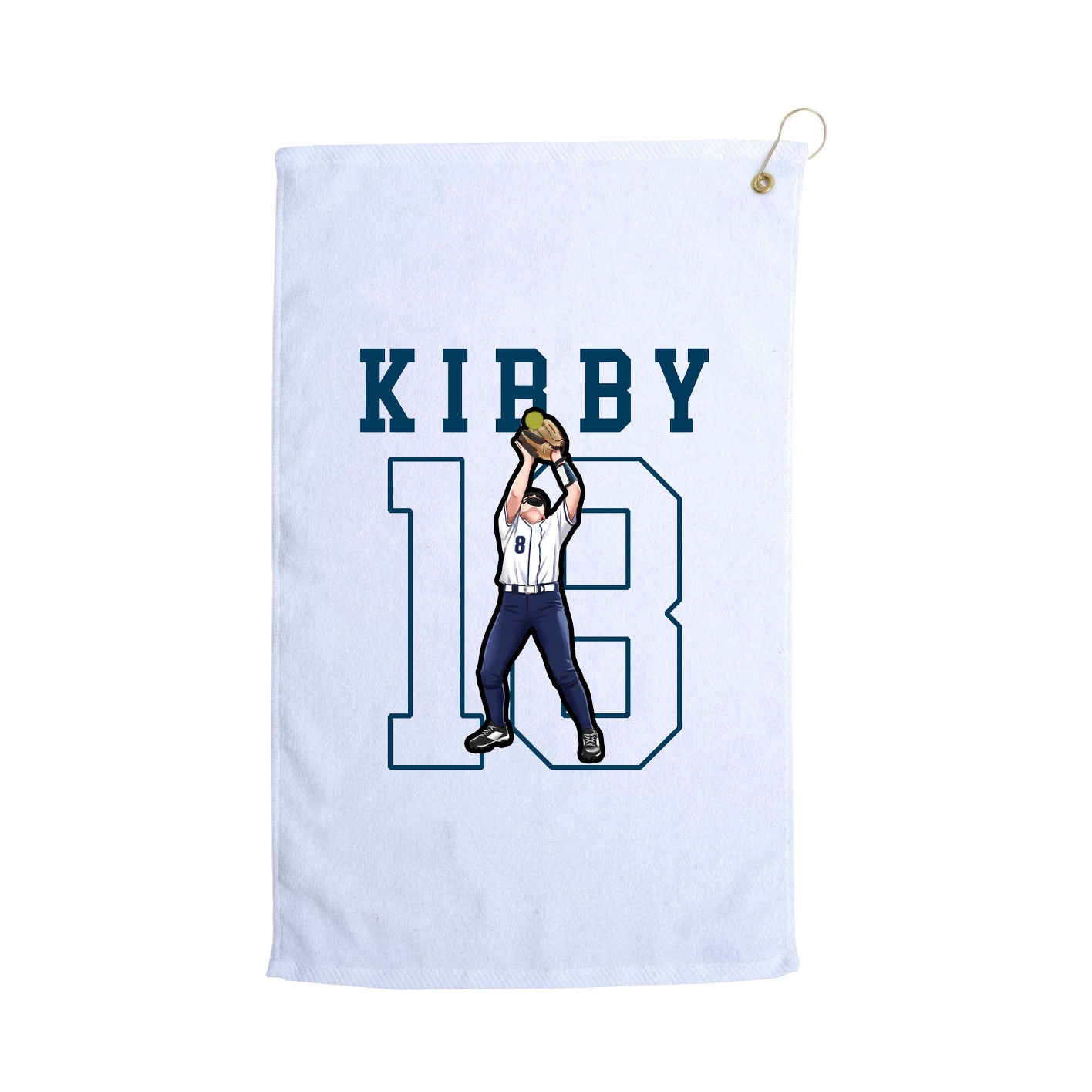 Golf Towel — Shirsey in White