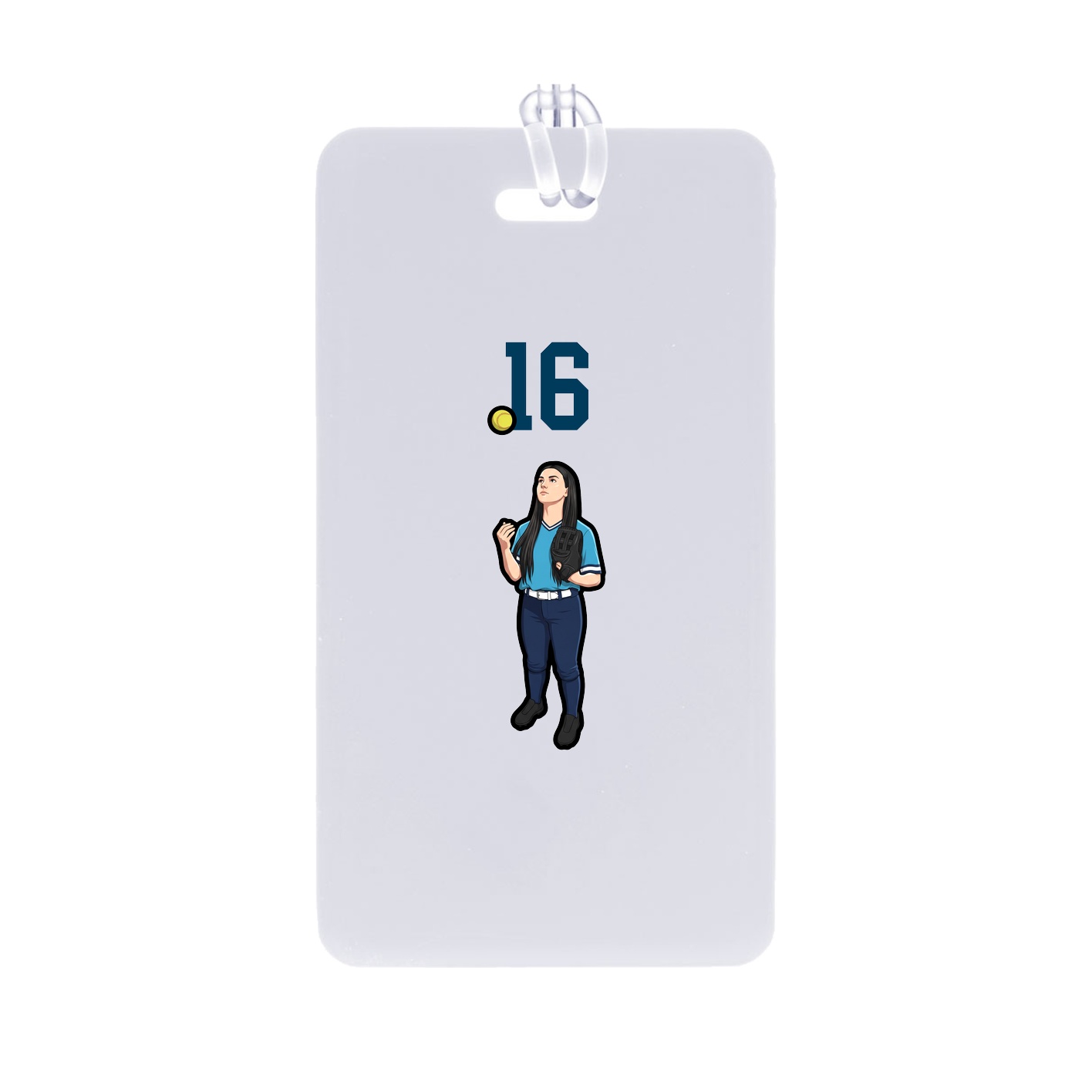 Bag Tag — Number Top in Classic