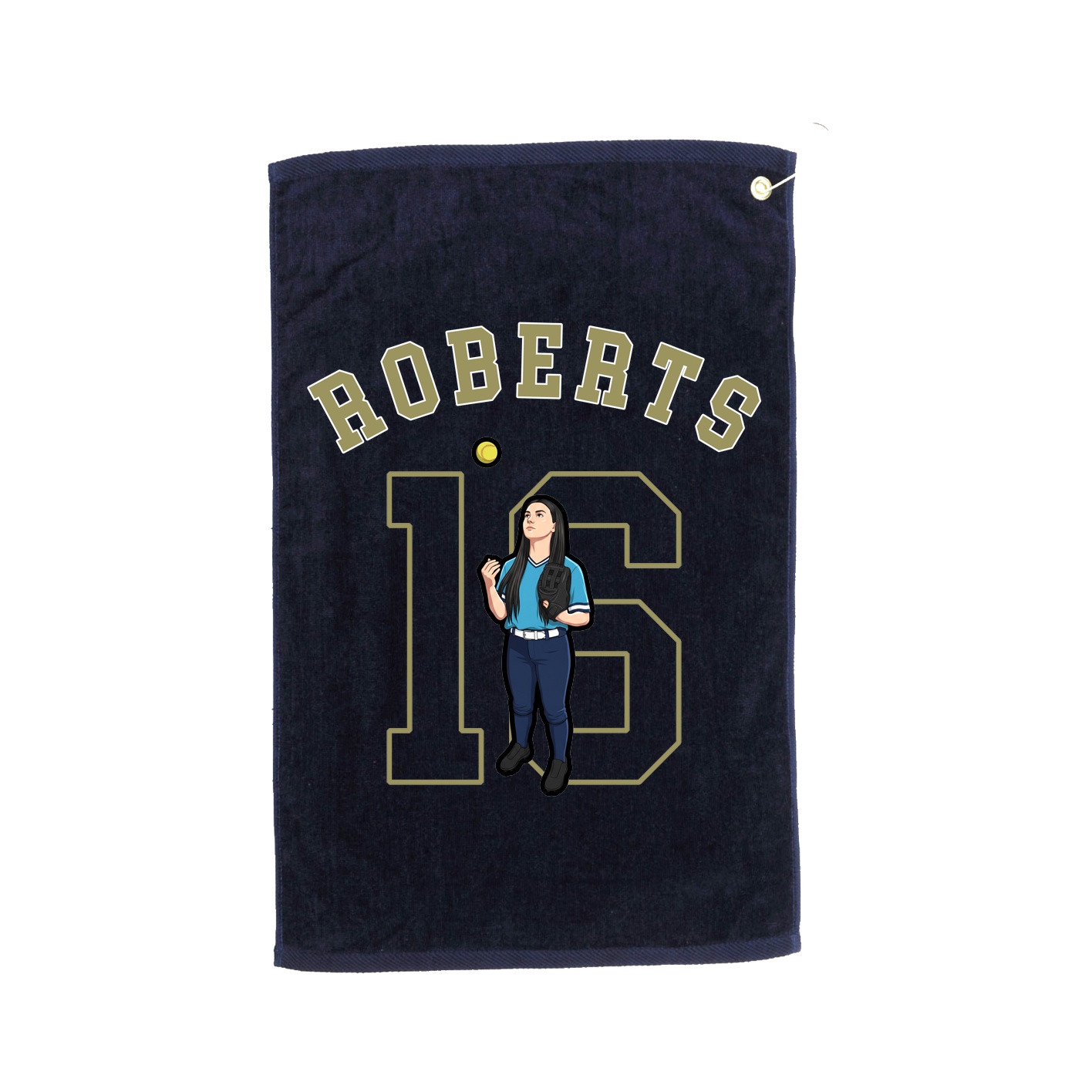 Golf Towel — Shirsey Arch in Navy