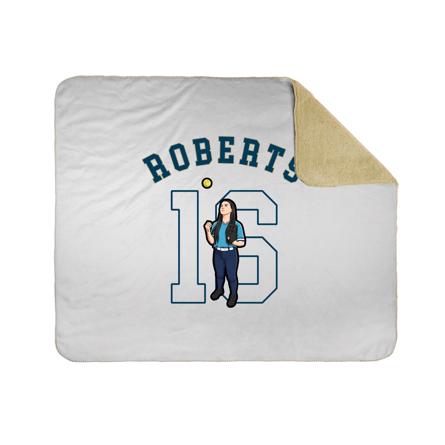 Throw Blanket — Shirsey Arch in White
